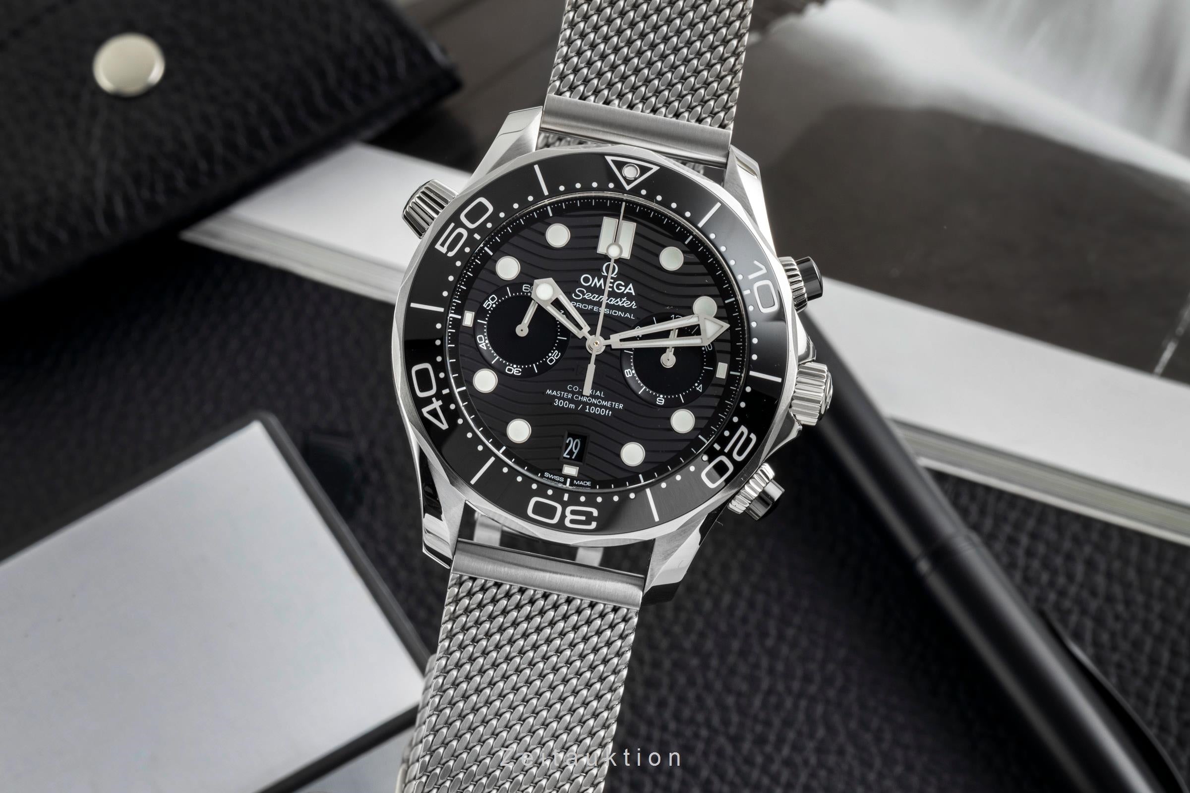 Omega Seamaster Diver Chronograph Automatik 210.32.44.51.01.001 B&P NP: 9000,- € [2602355]