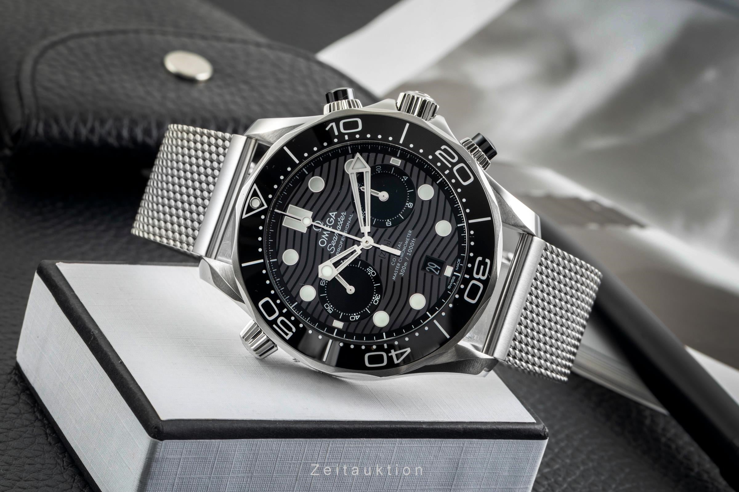 Omega Seamaster cronógrafo acero automático reloj para caballeros 210.32.44.51.01.001 LP: 9000EUR  [2602355]