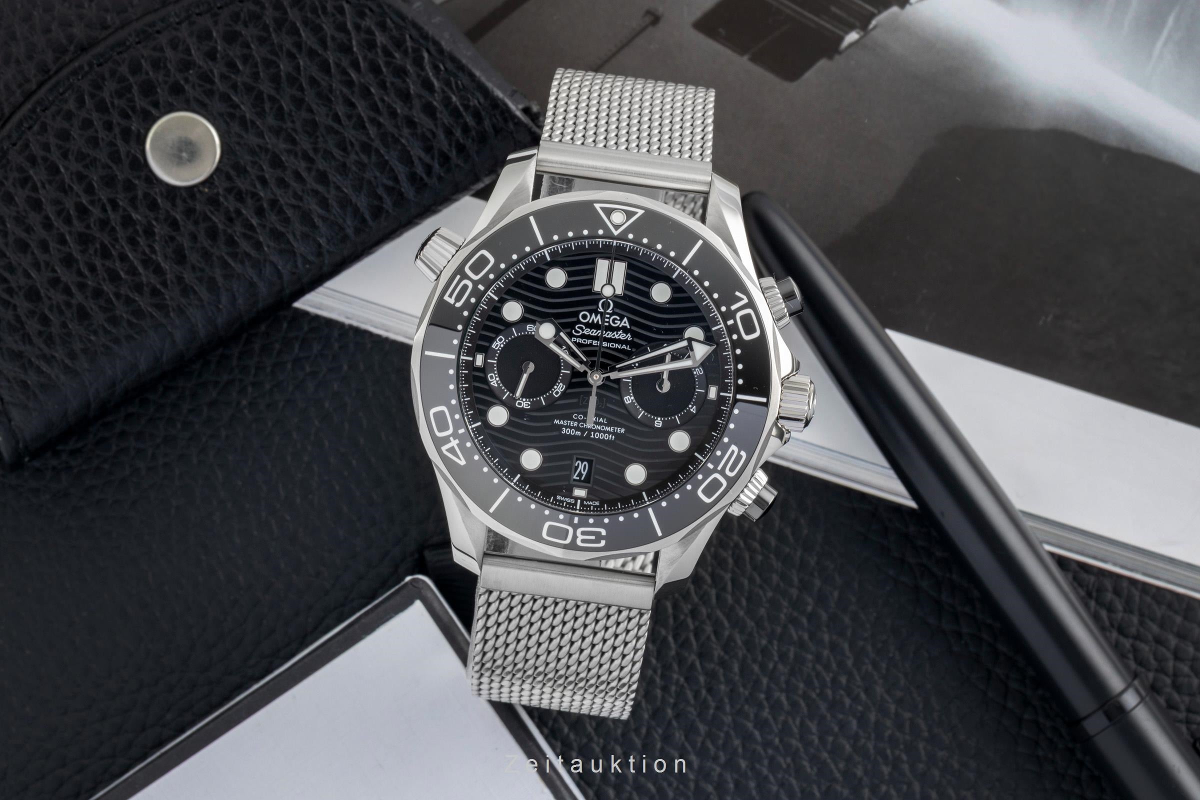 Omega Seamaster cronógrafo acero automático reloj para caballeros 210.32.44.51.01.001 LP: 9000EUR  [2602355]