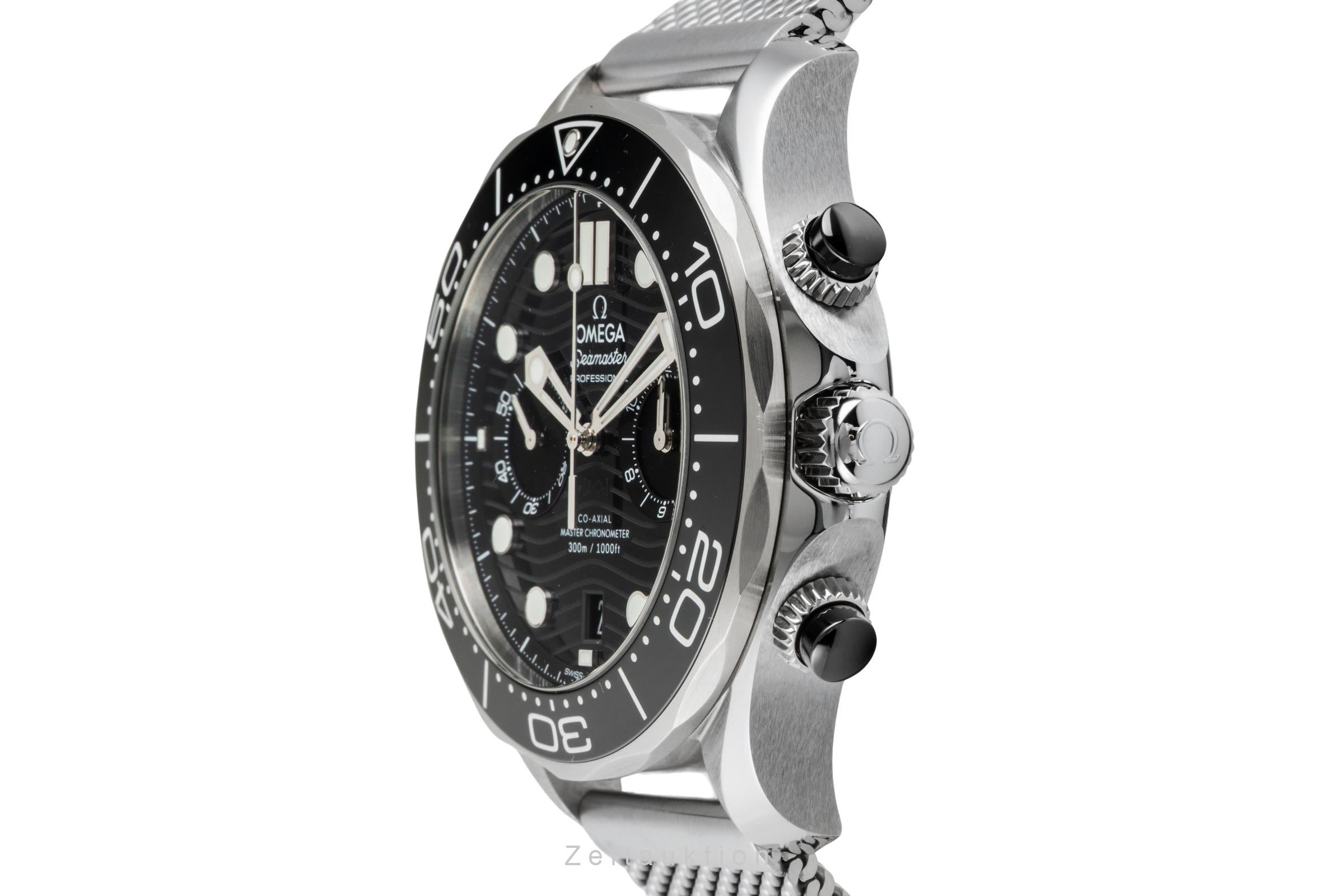 Omega Seamaster cronógrafo acero automático reloj para caballeros 210.32.44.51.01.001 LP: 9000EUR  [2602355]