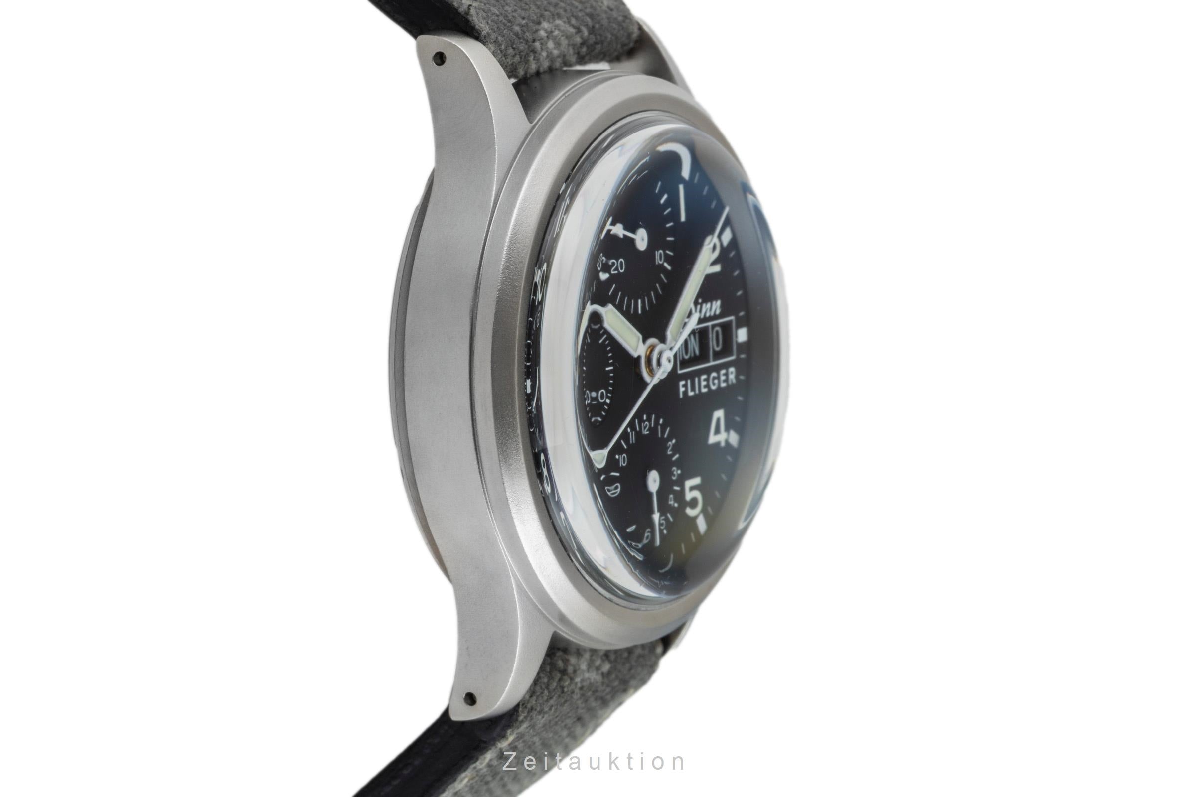 Sinn 356 chronographe acier automatique montre pour hommes 356.020 LP: 2100EUR  [2602356]