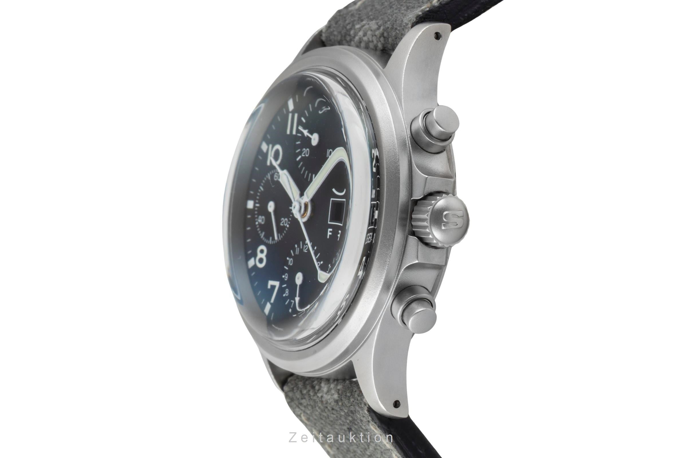 Sinn 356 chronographe acier automatique montre pour hommes 356.020 LP: 2100EUR  [2602356]