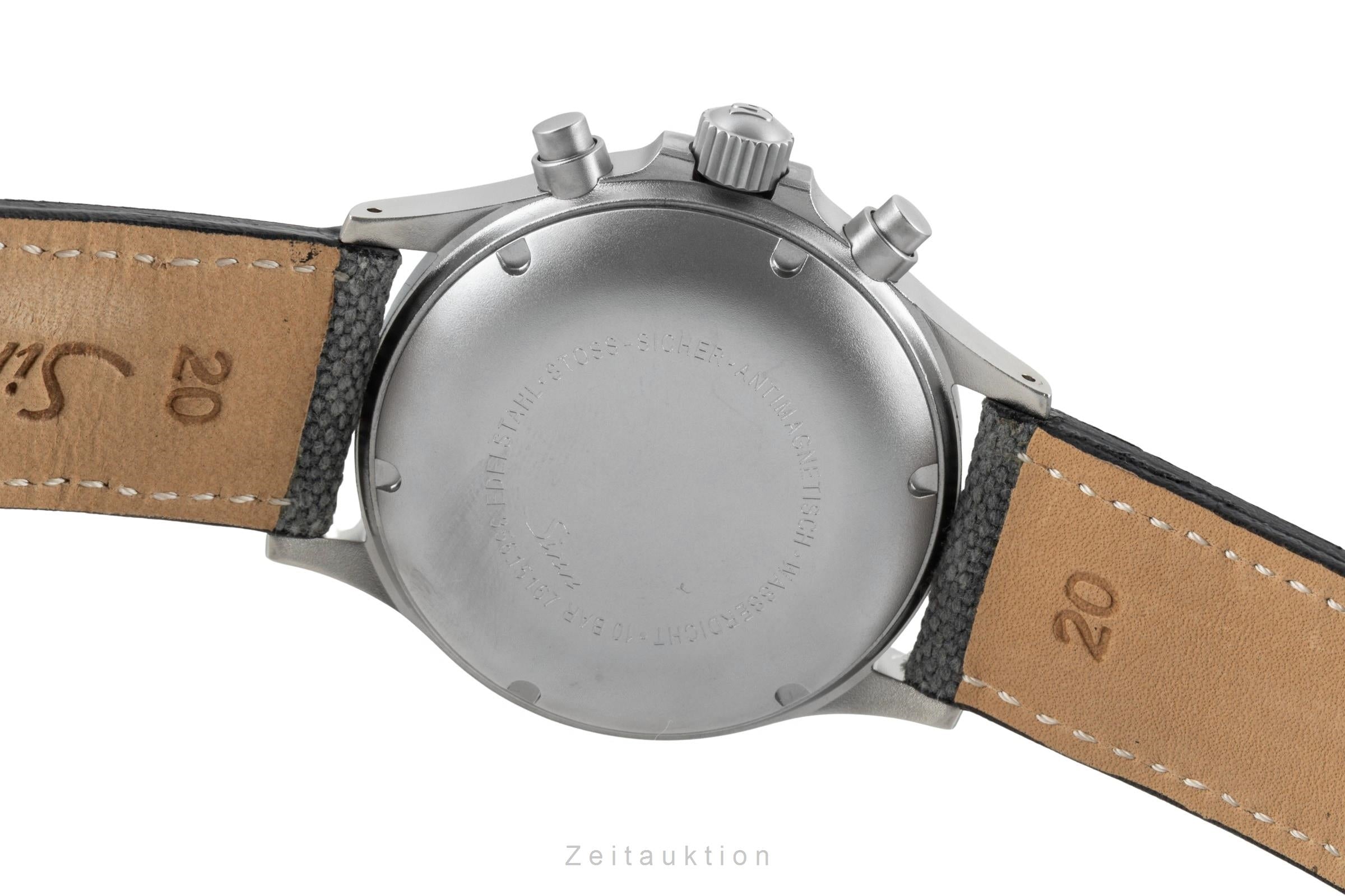 Sinn 356 chronographe acier automatique montre pour hommes 356.020 LP: 2100EUR  [2602356]