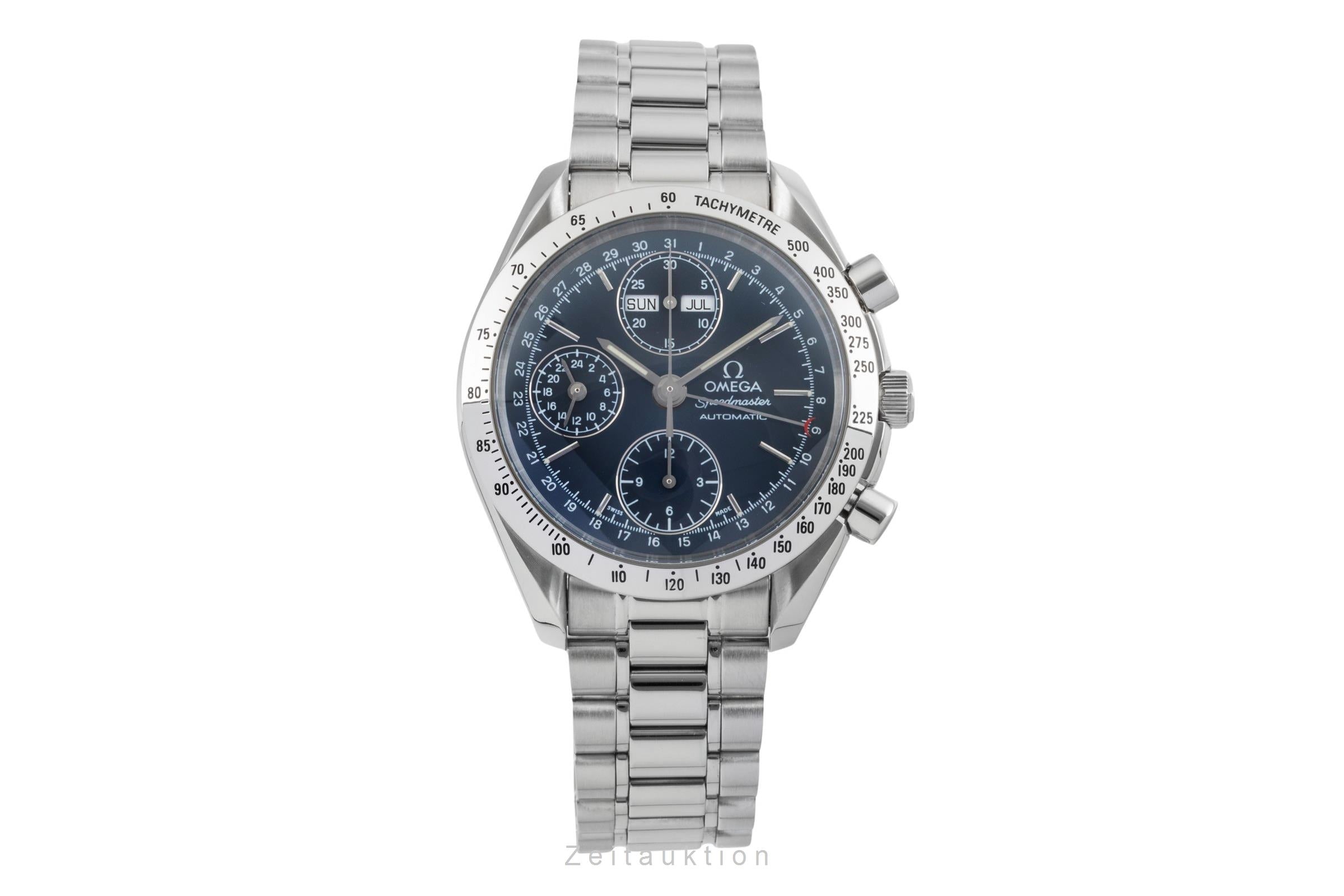 Omega Speedmaster Date Chronograph Stahl Automatik Ref. 3521.80.00 Papiere [2602359]