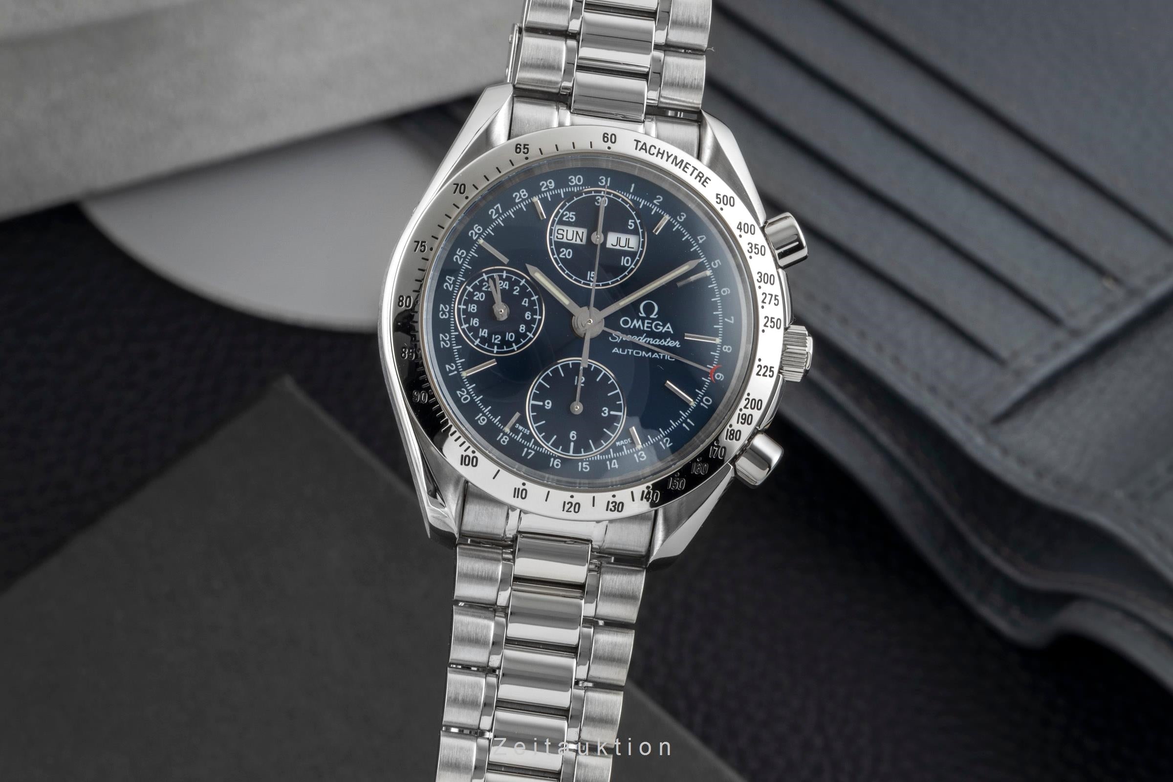 Omega Speedmaster Date Chronograph Stahl Automatik Ref. 3521.80.00 Papiere [2602359]