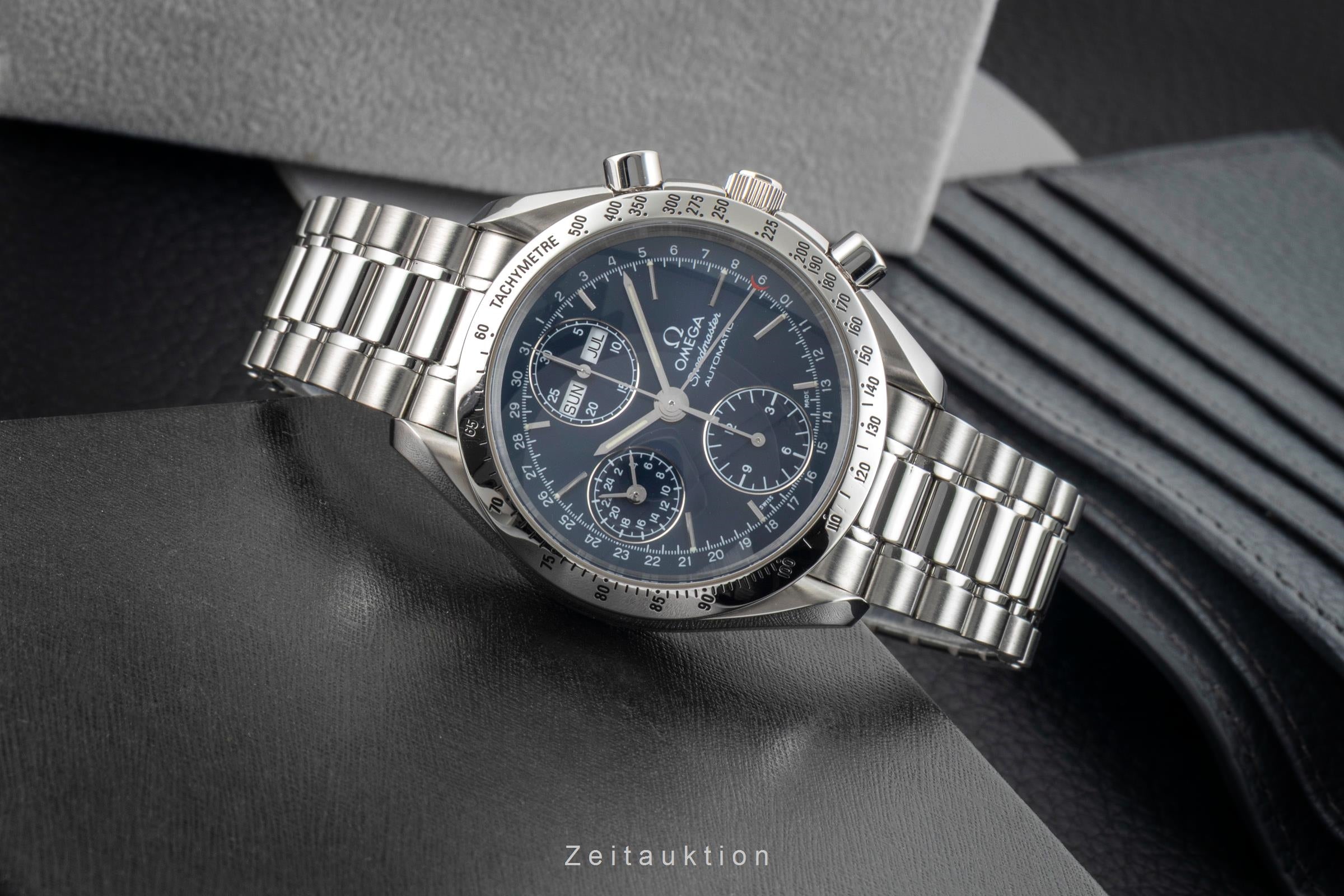 Omega Speedmaster Date Chronograph Stahl Automatik Ref. 3521.80.00 Papiere [2602359]