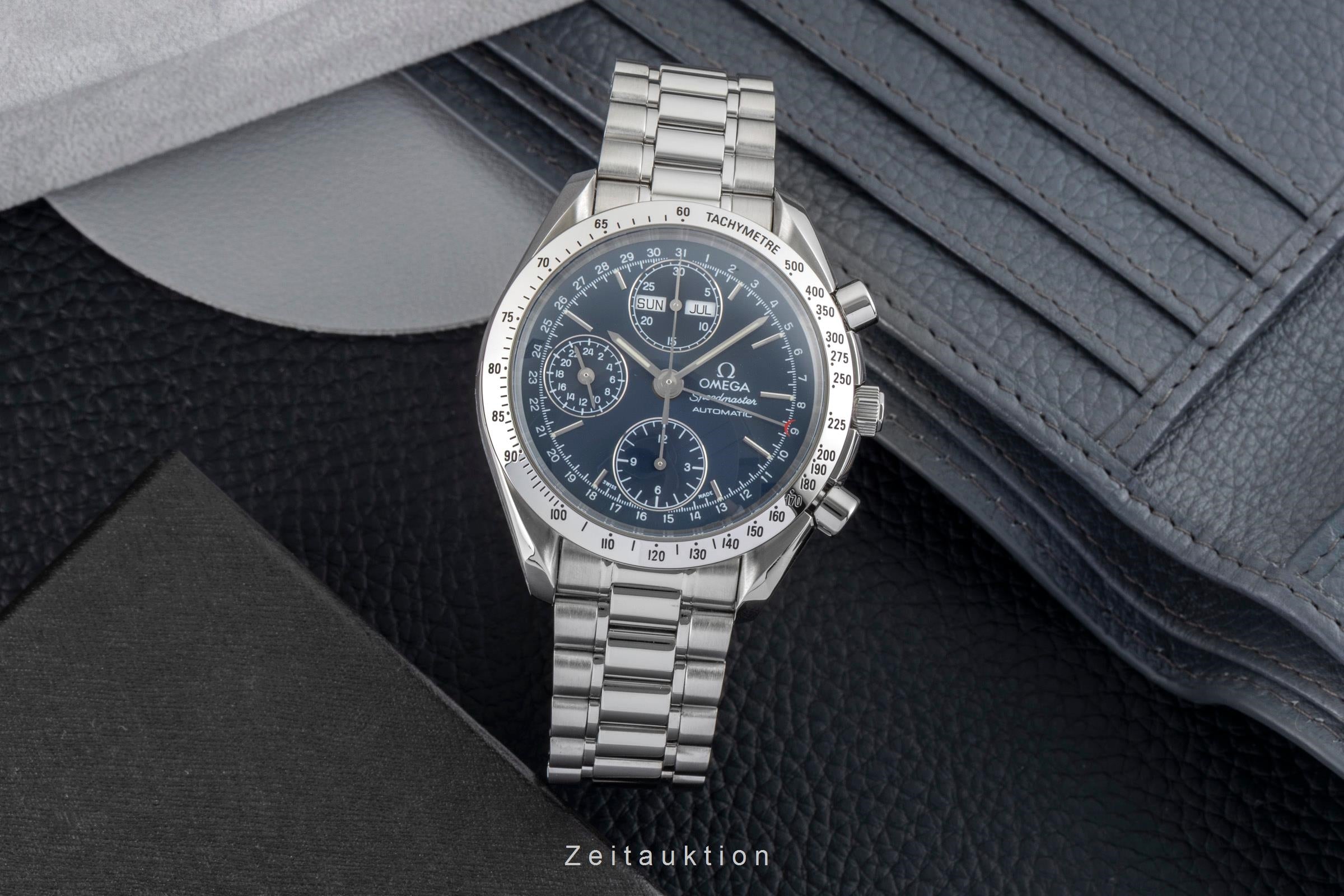 Omega Speedmaster Date Chronograph Stahl Automatik Ref. 3521.80.00 Papiere [2602359]