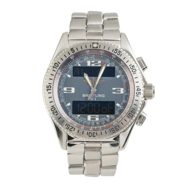 Breitling B1 cronografo acciaio quarzo orologio da uomo A68362  [2602361]