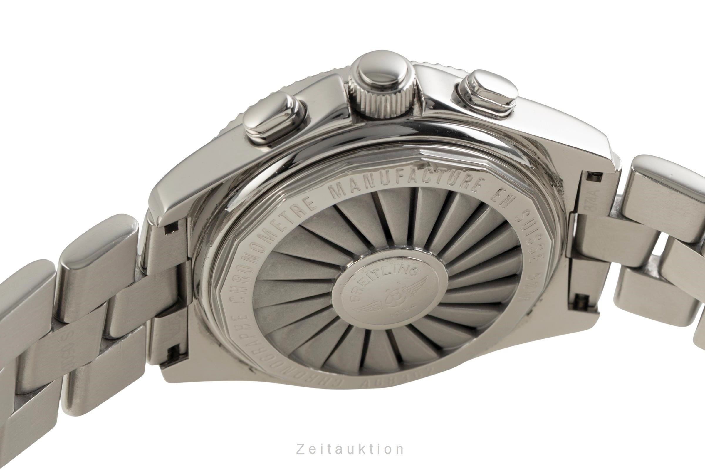 Breitling B1 cronografo acciaio quarzo orologio da uomo A68362  [2602361]