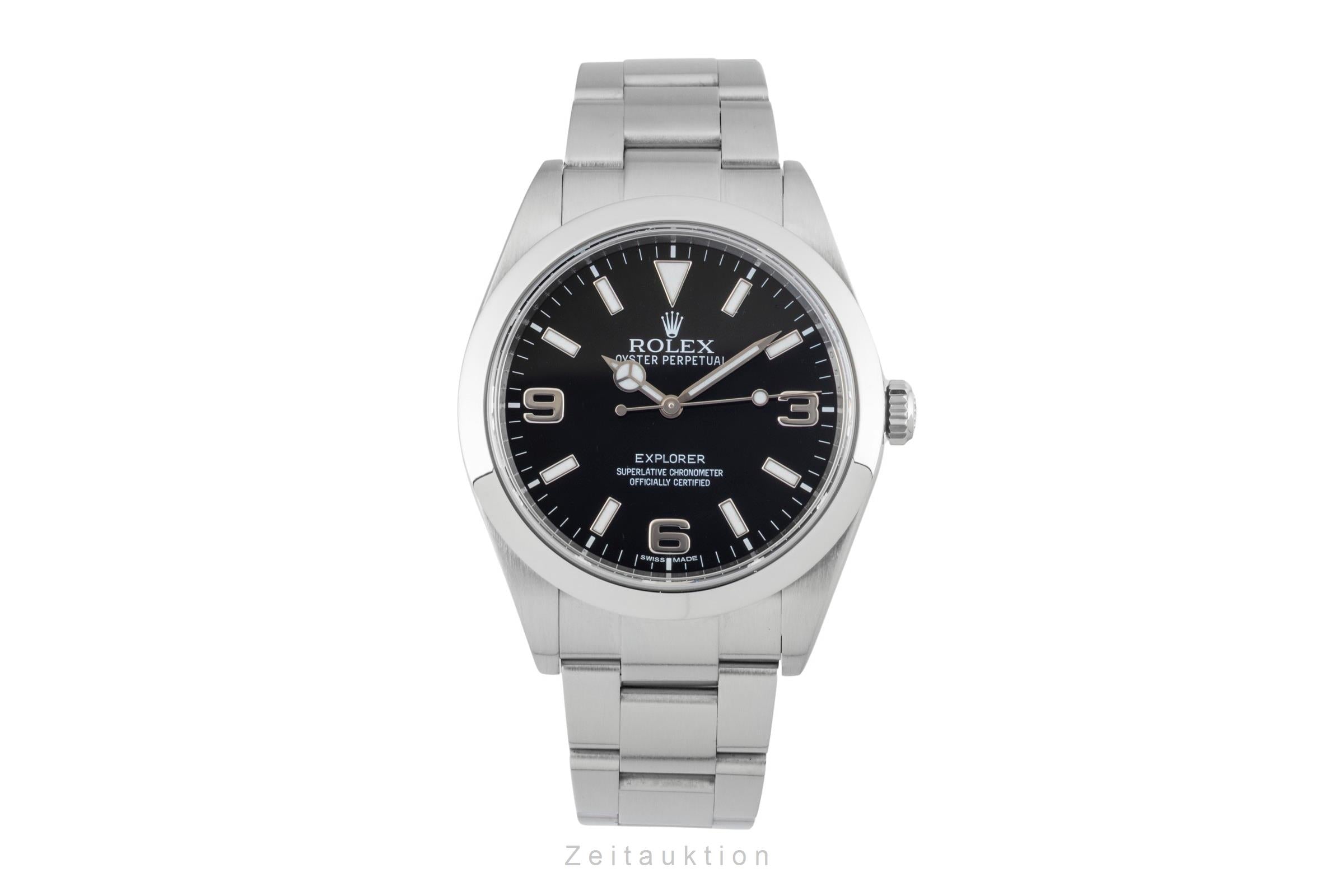 Rolex Explorer acier automatique montre pour hommes 214270  [2602362]