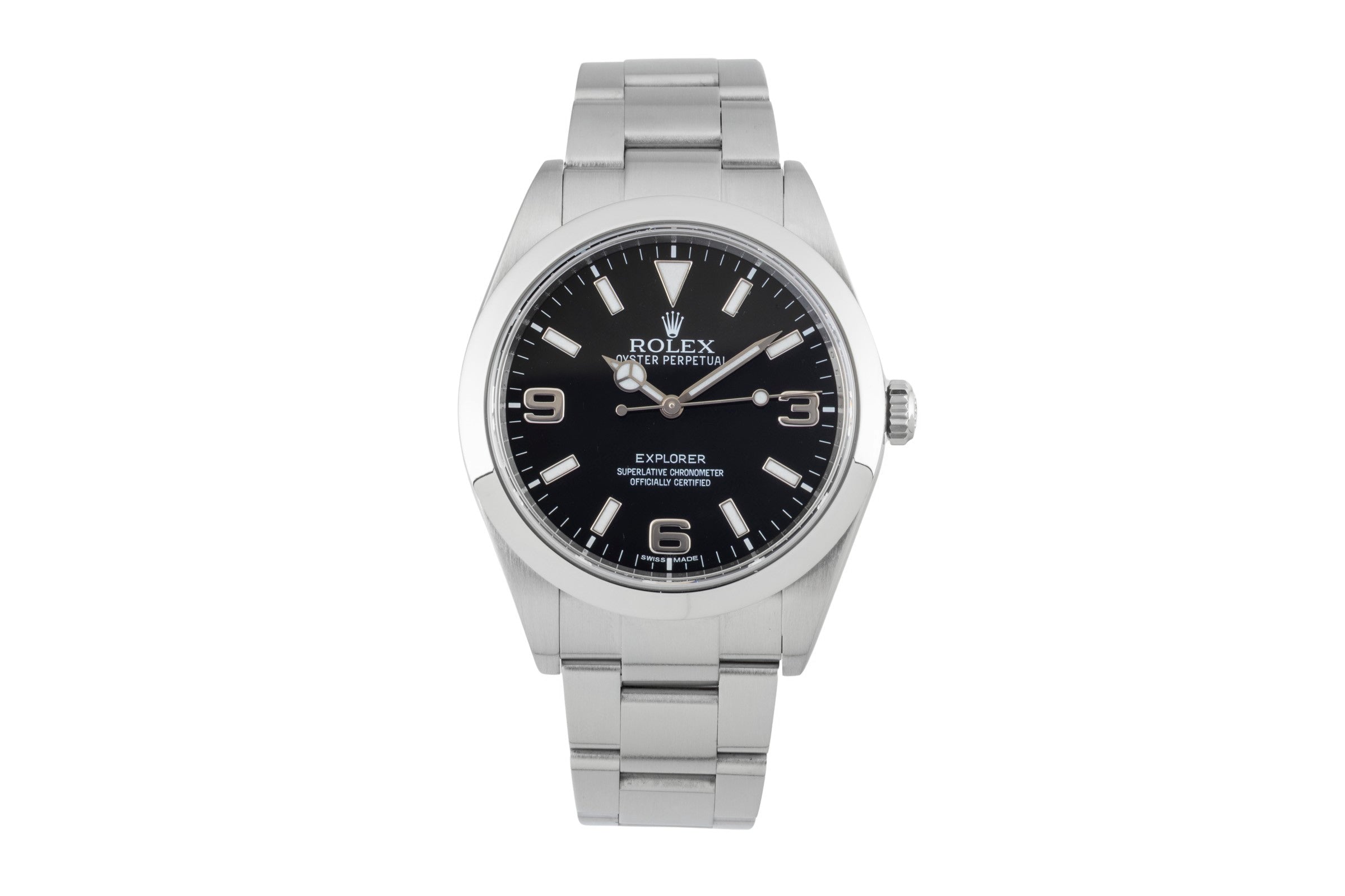 Rolex Explorer steel automatic men's watch 214270  [2602362]