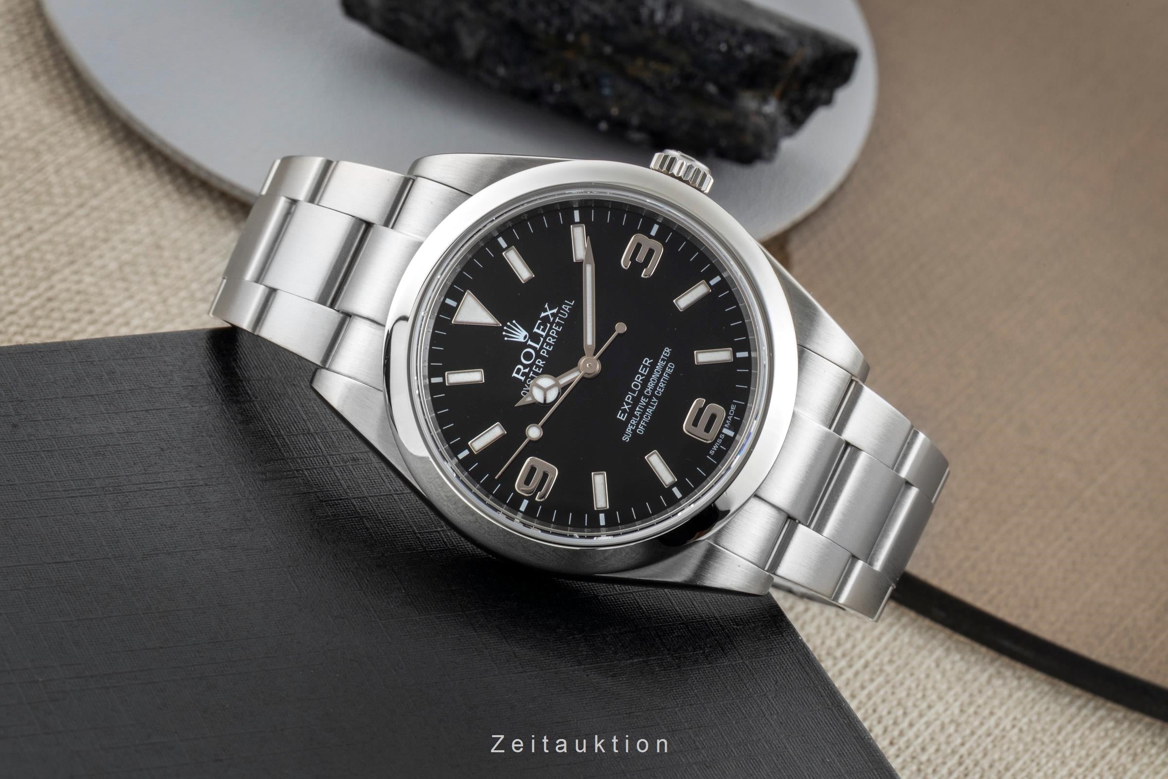 Rolex Explorer acier automatique montre pour hommes 214270  [2602362]