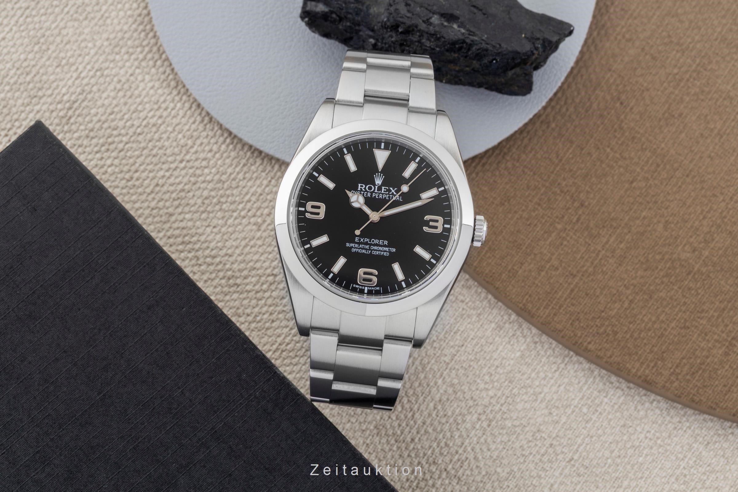 Rolex Explorer acier automatique montre pour hommes 214270  [2602362]
