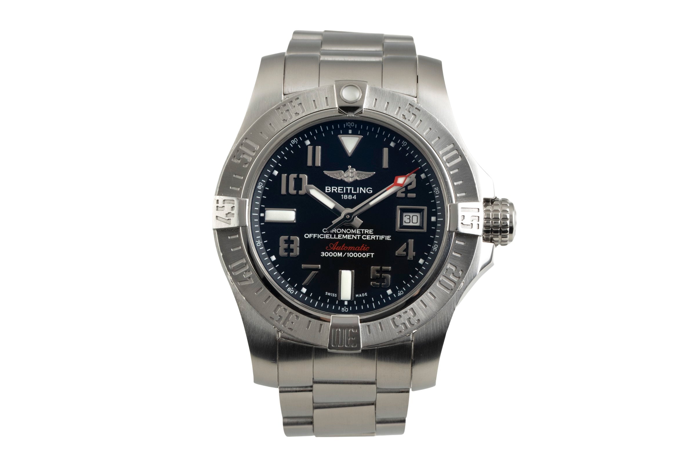 Breitling Avenger II Seawolf steel automatic men's watch A1733110/BC31  [2602363]
