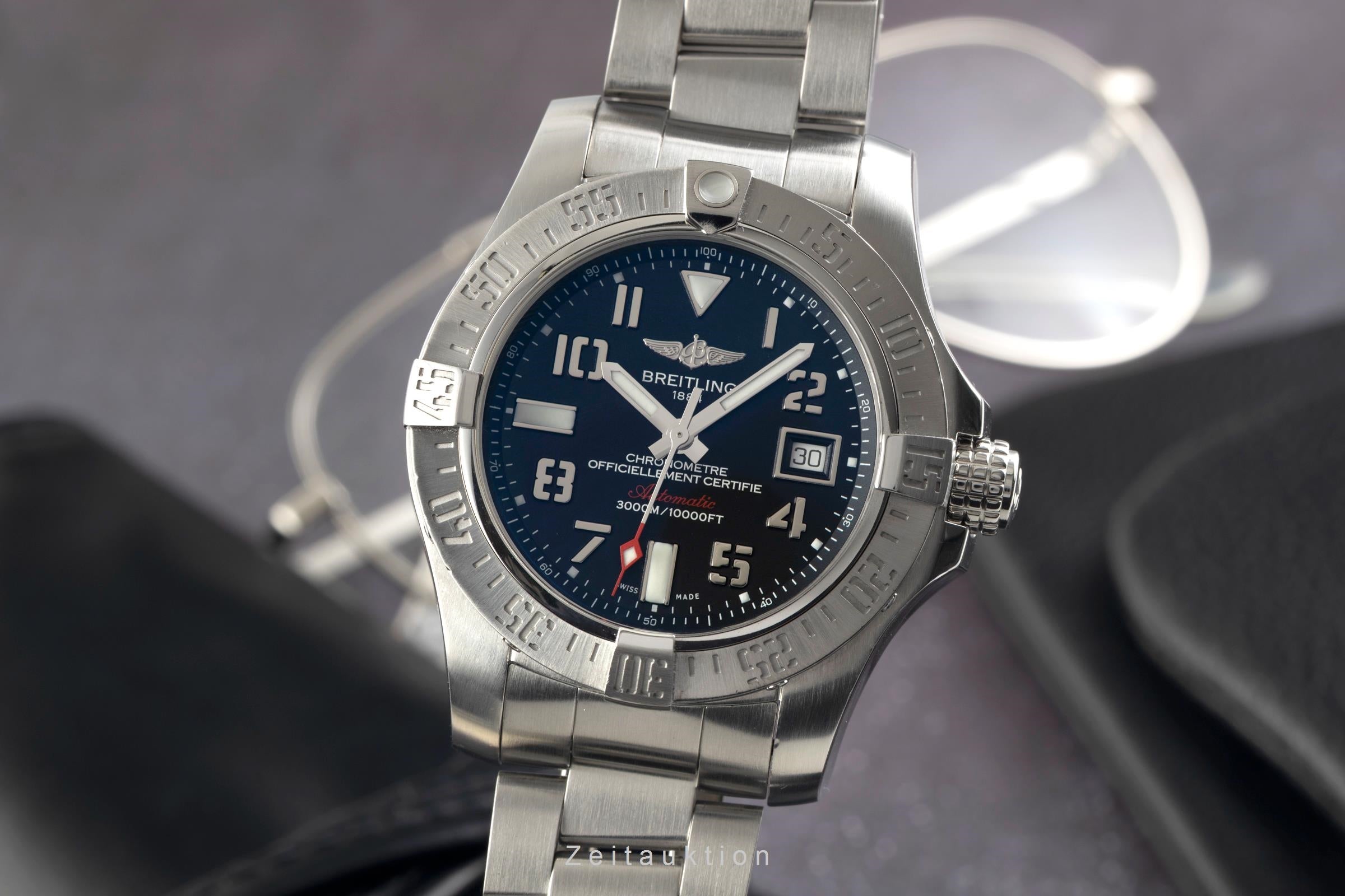 Breitling Avenger II Seawolf steel automatic men's watch A1733110/BC31  [2602363]