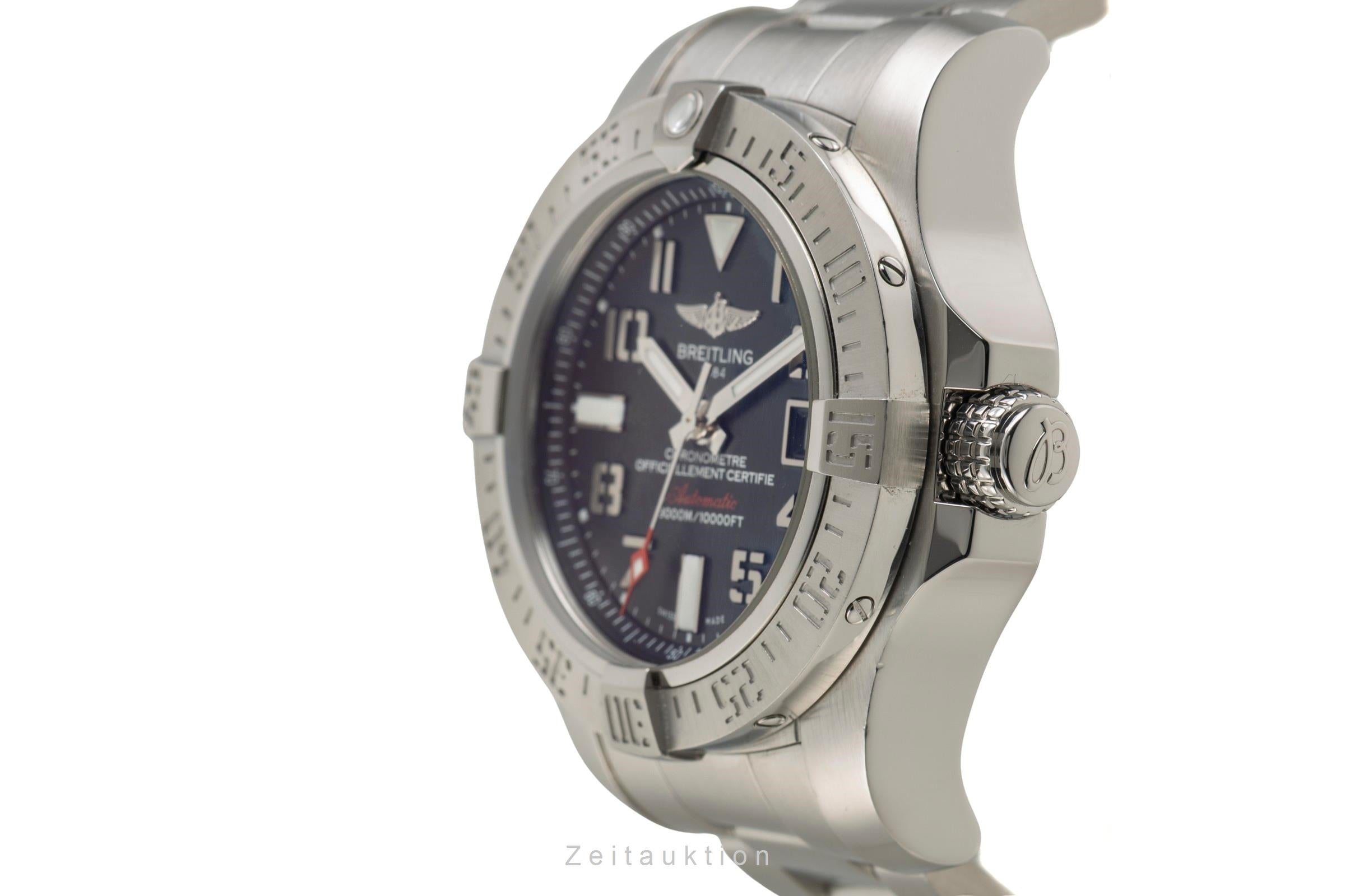 Breitling Avenger II Seawolf acier automatique montre pour hommes A1733110/BC31  [2602363]