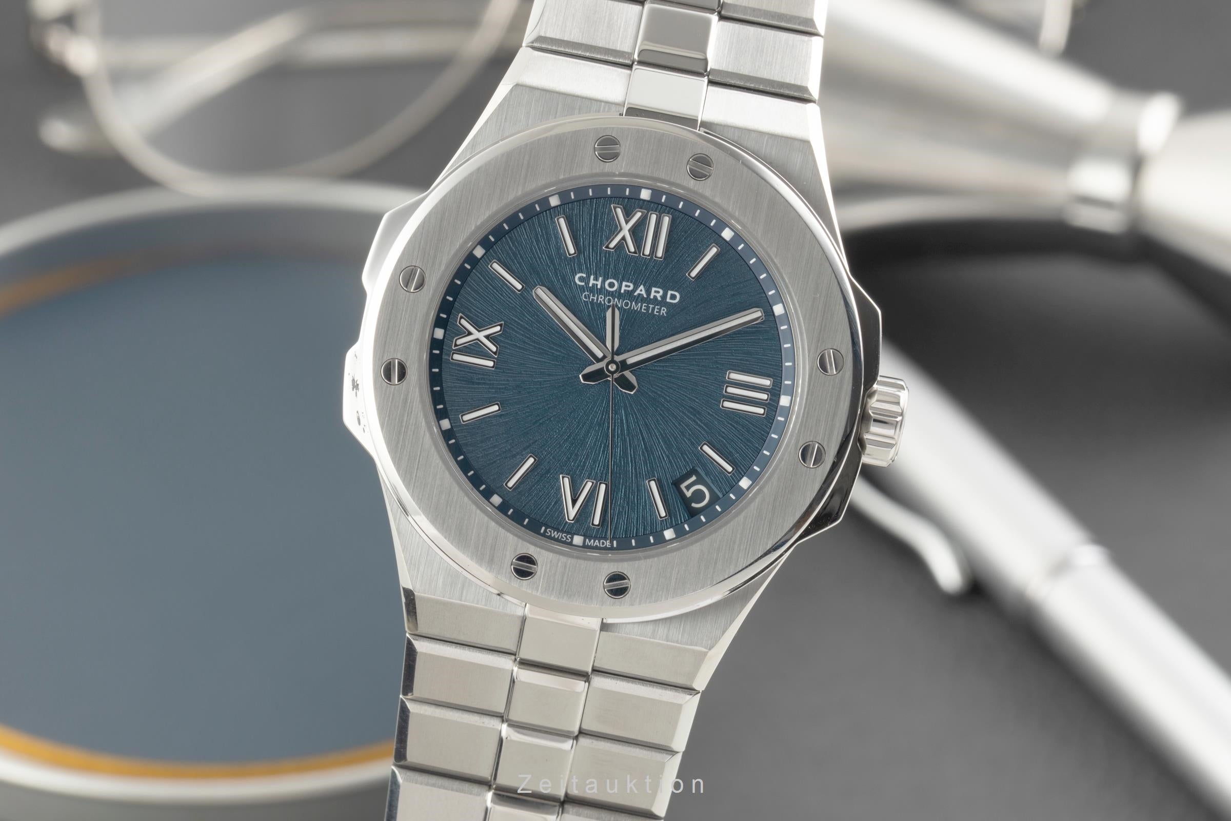 Chopard Alpine Eagle acier automatique montre pour hommes 298600-3001 LP: 16100EUR  [2602366]