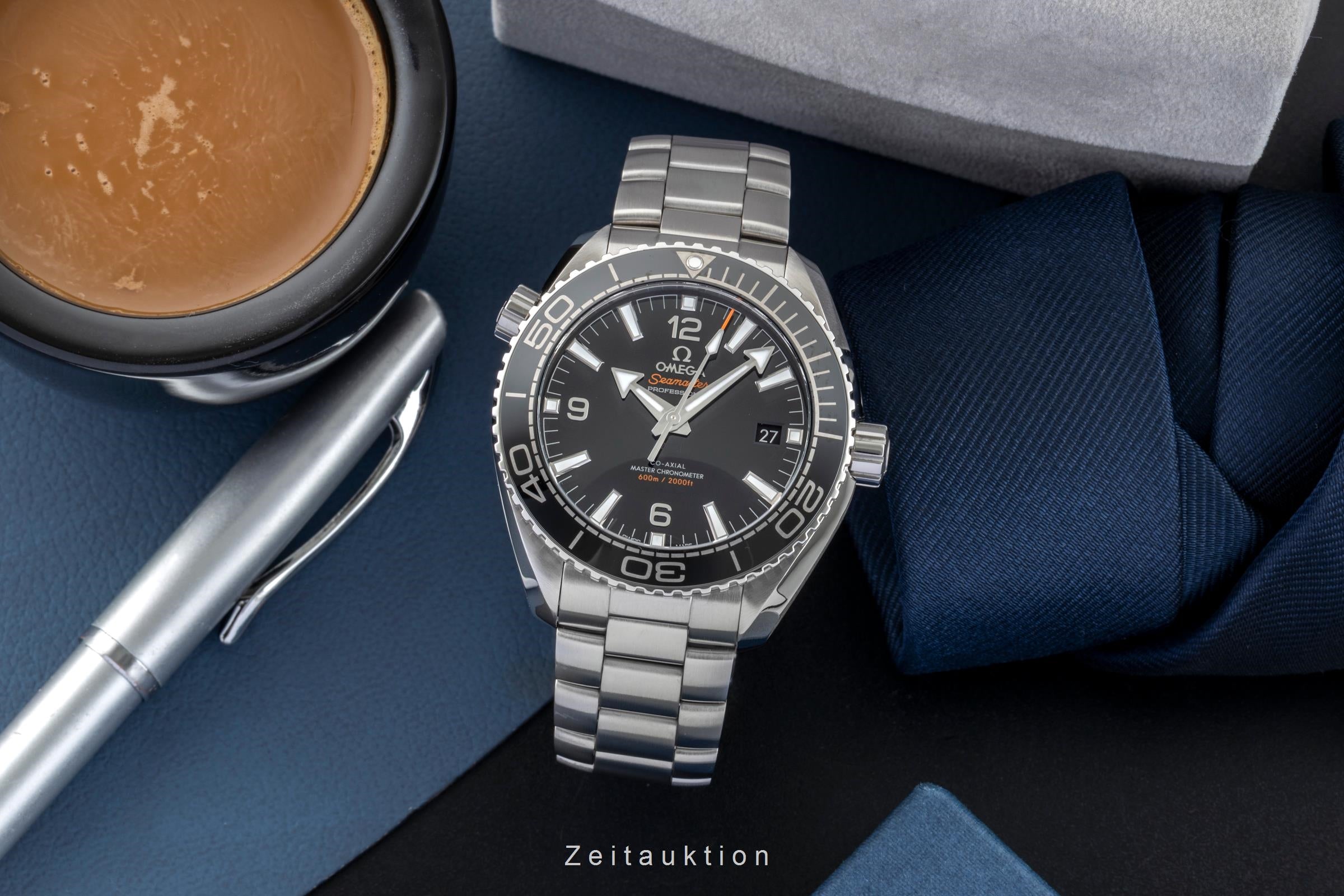Omega Seamaster steel automatic men's watch 215.30.44.21.01.001 LP: 9000EUR  [2602368]