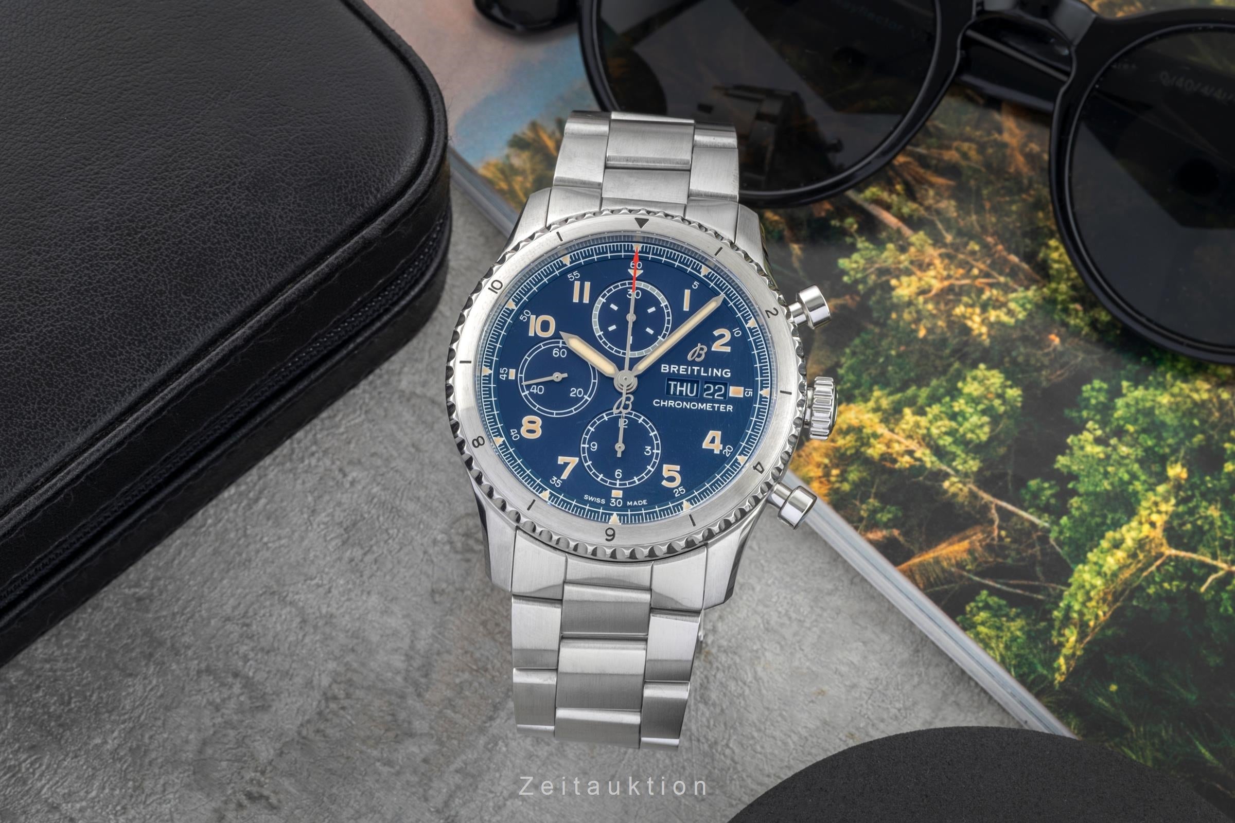 Breitling Aviator 8 Chronograph Stahl Automatik Herrenuhr Ref. A13316101C1A1  [2602369]