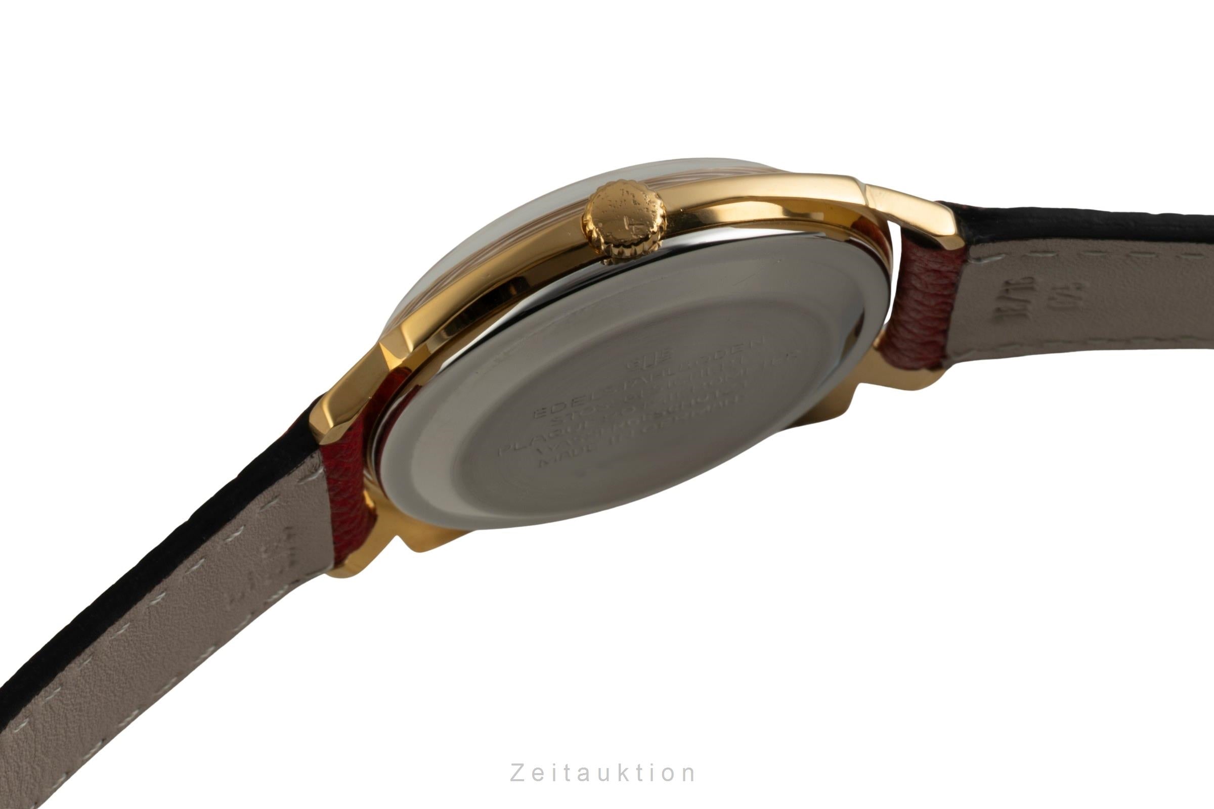 Glashütte Spezimatic latón bañado en oro automático reloj para caballeros Vintage  [2602370]
