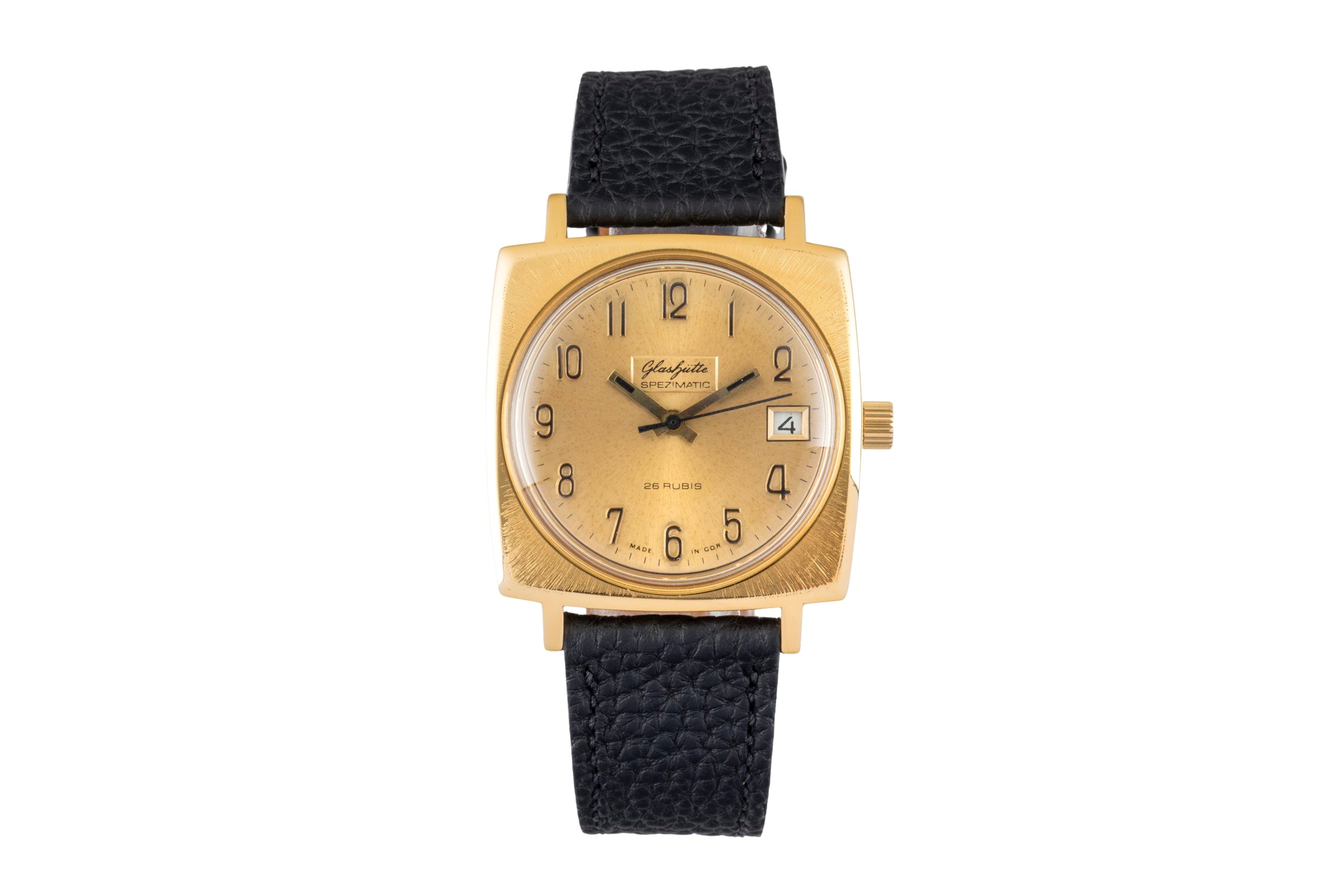 Glashütte Spezimatic laiton doré automatique montre pour hommes Vintage  [2602373]