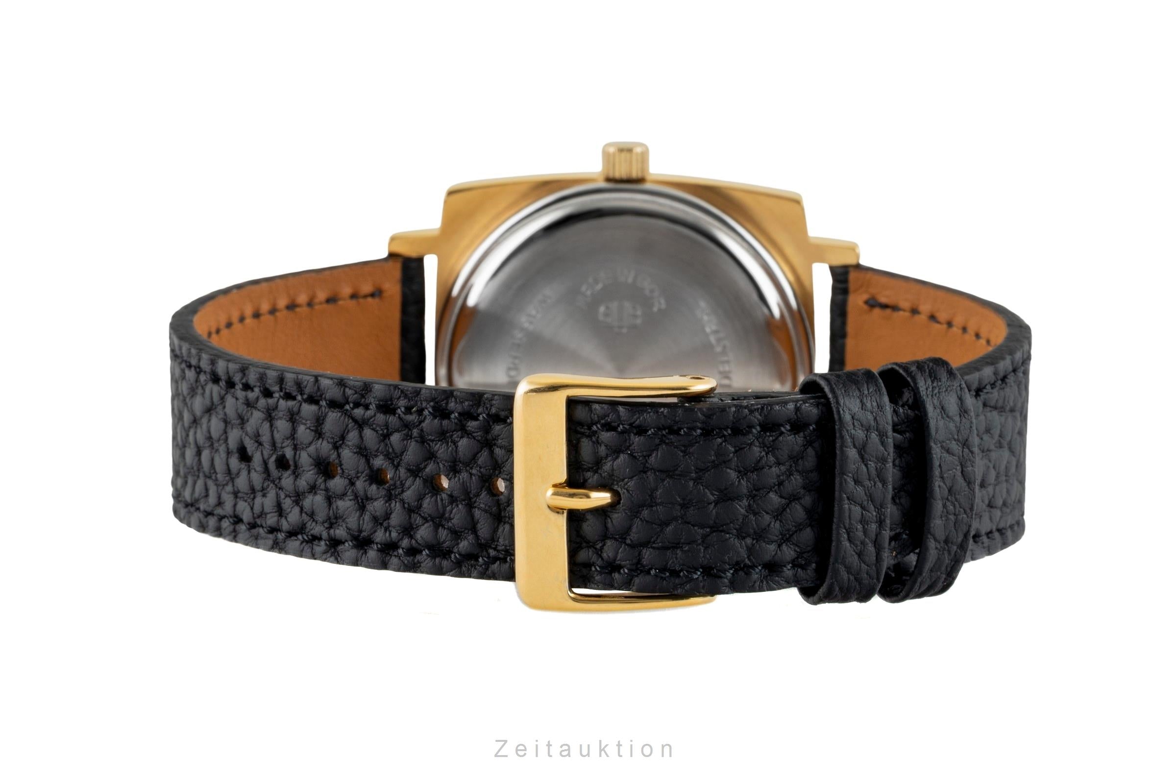 Glashütte Spezimatic latón bañado en oro automático reloj para caballeros Vintage  [2602373]