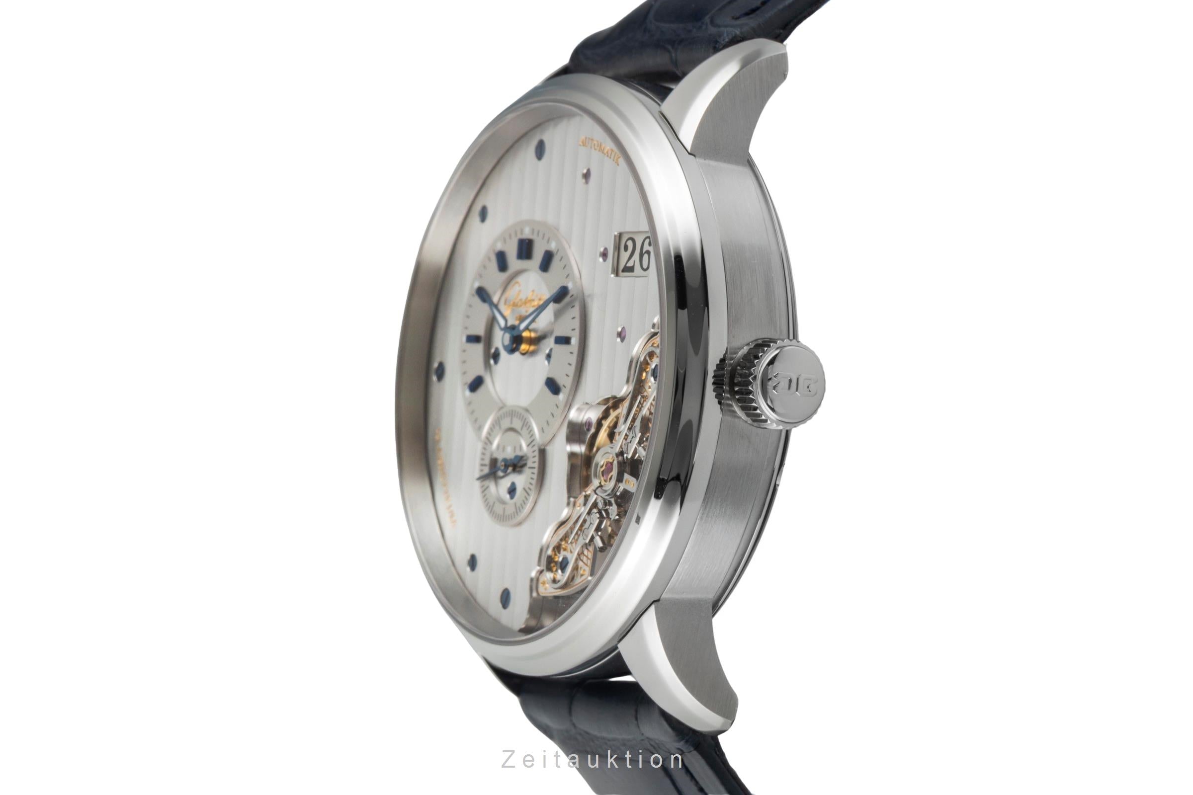 Glashütte PanoMaticInverse acier automatique montre pour hommes 1-91-02-02-02-30 LP: 15100EUR  [2602374]