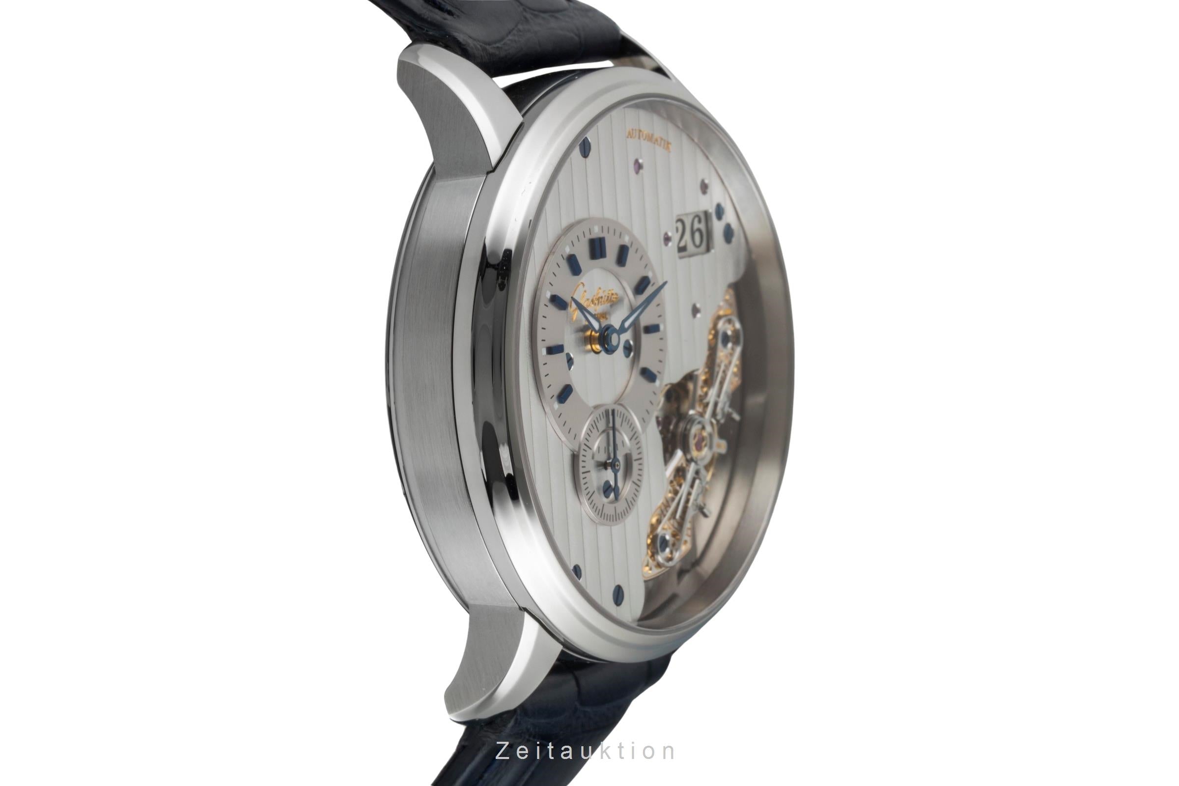 Glashütte PanoMaticInverse acier automatique montre pour hommes 1-91-02-02-02-30 LP: 15100EUR  [2602374]