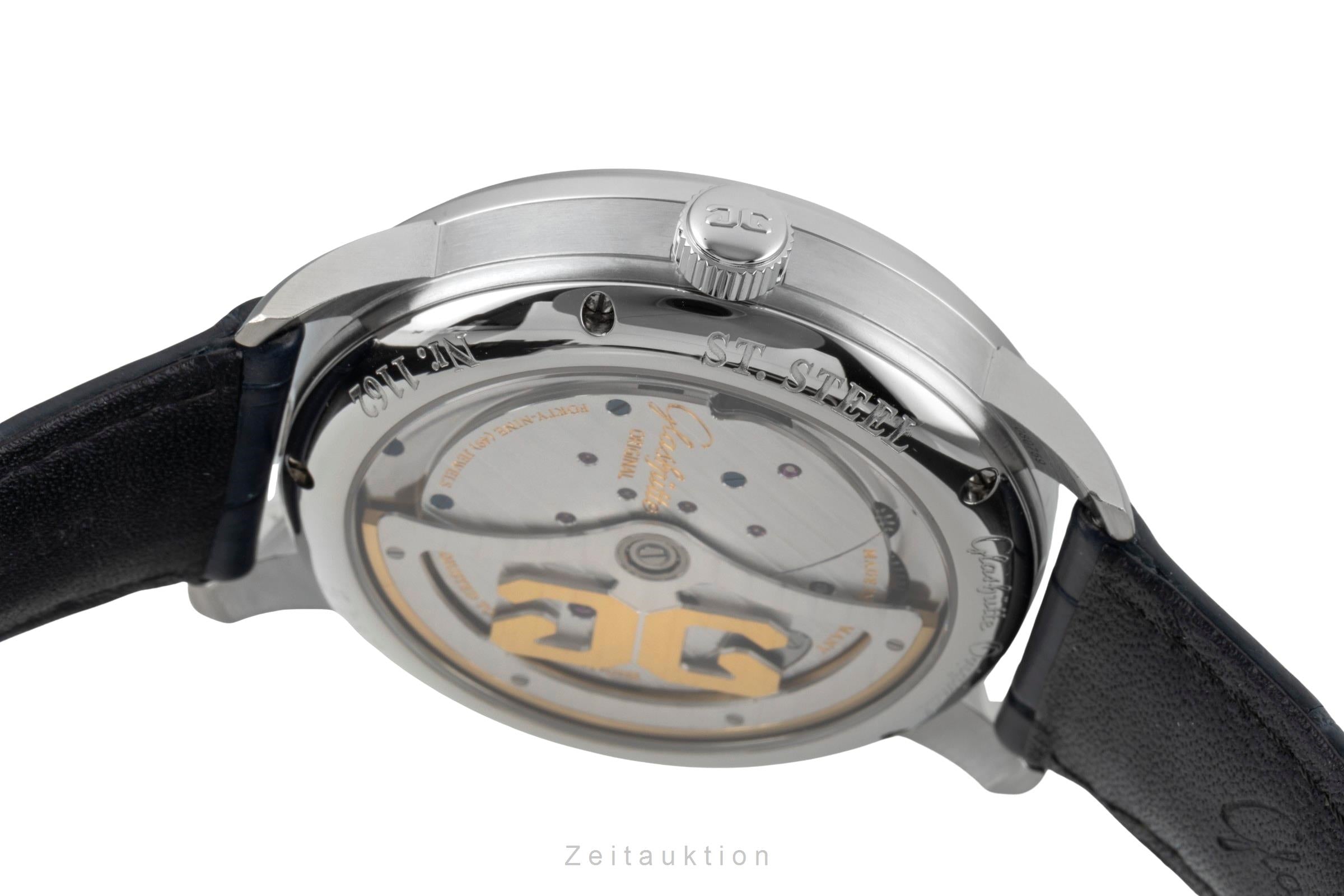Glashütte PanoMaticInverse acier automatique montre pour hommes 1-91-02-02-02-30 LP: 15100EUR  [2602374]