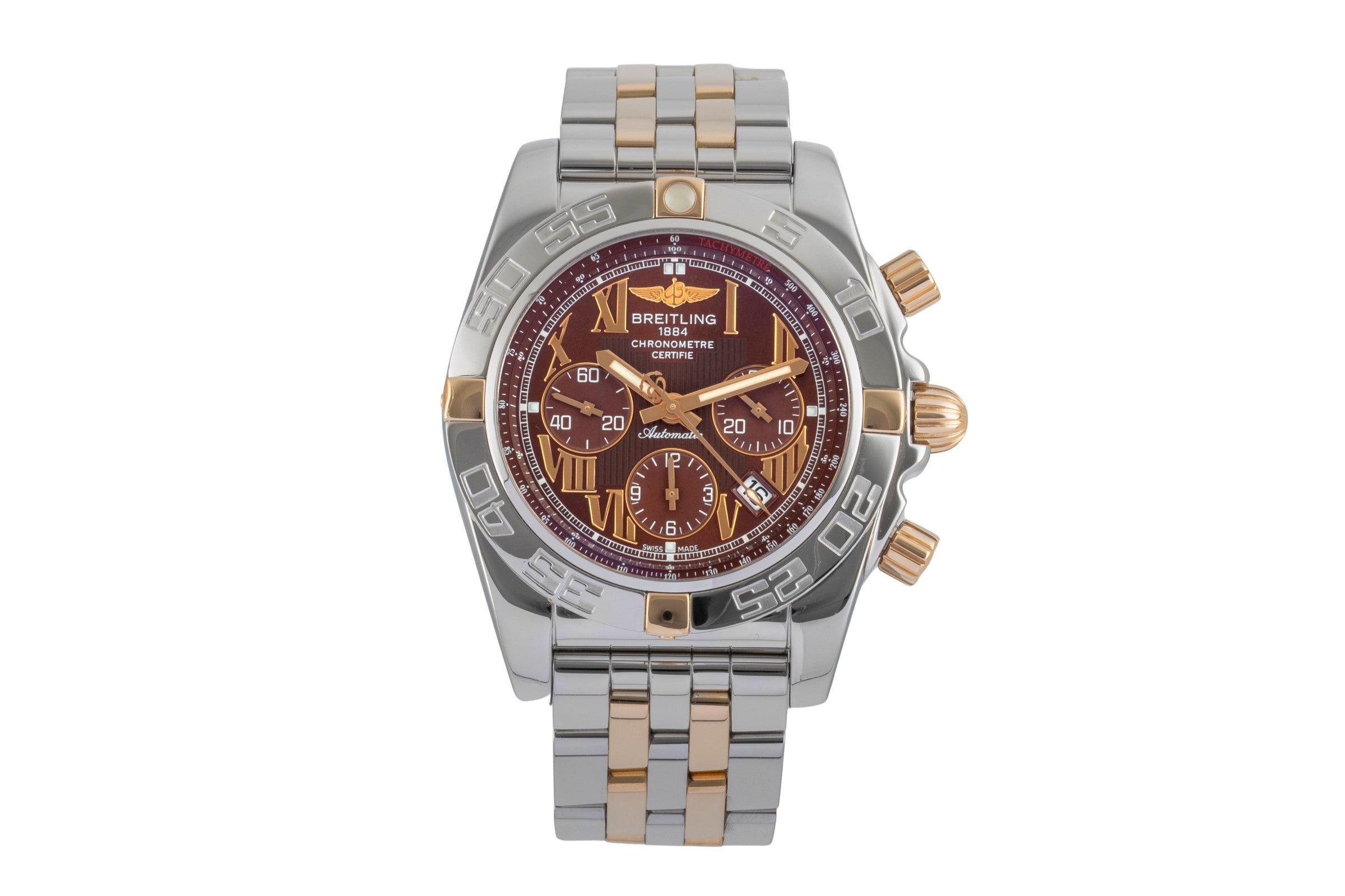Breitling Chronomat 44 Chronograph Stahl / Rosegold Automatik Ref IB0110-091  [2602375]
