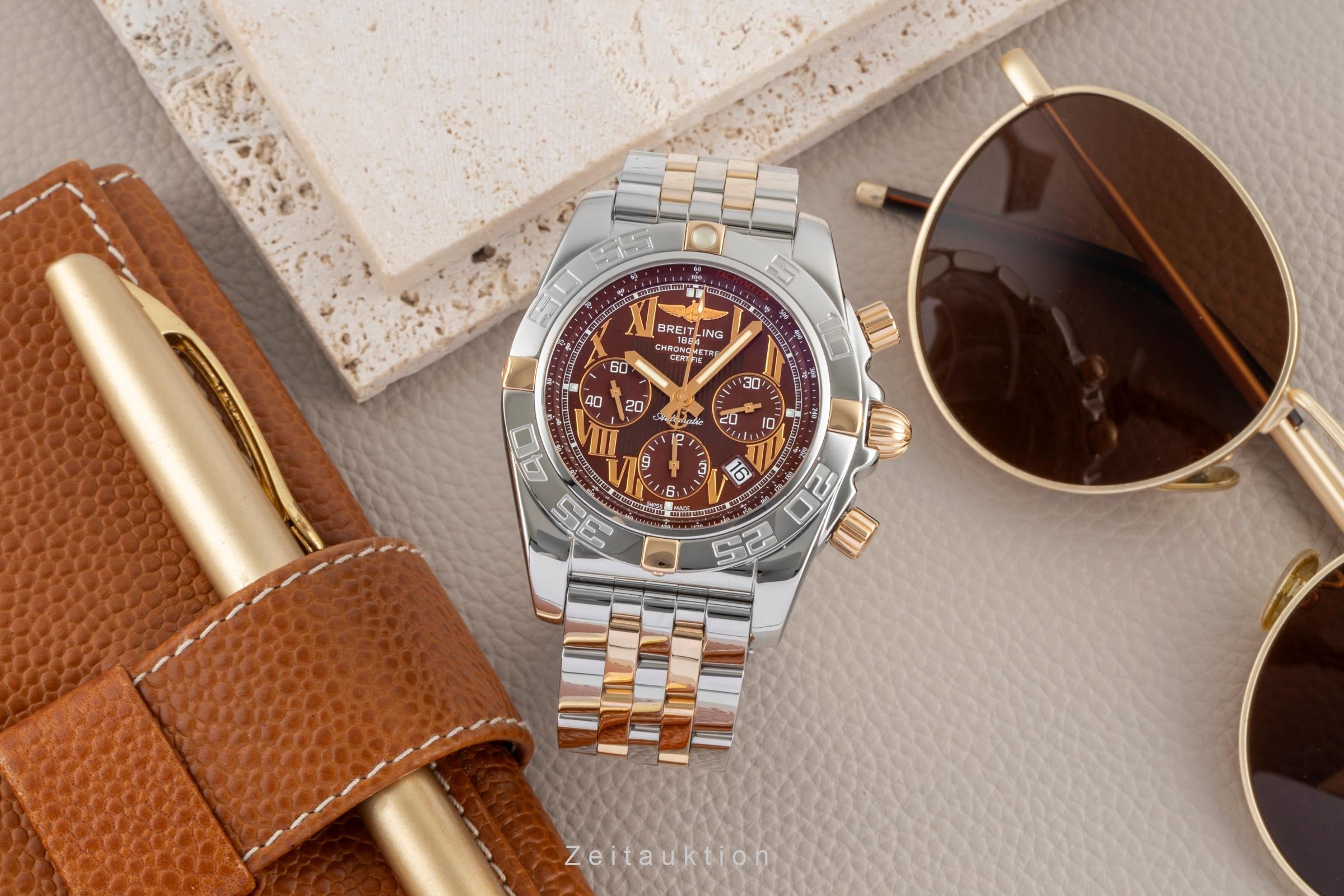 Breitling Chronomat 44 Chronograph Stahl / Rosegold Automatik Ref IB0110-091  [2602375]