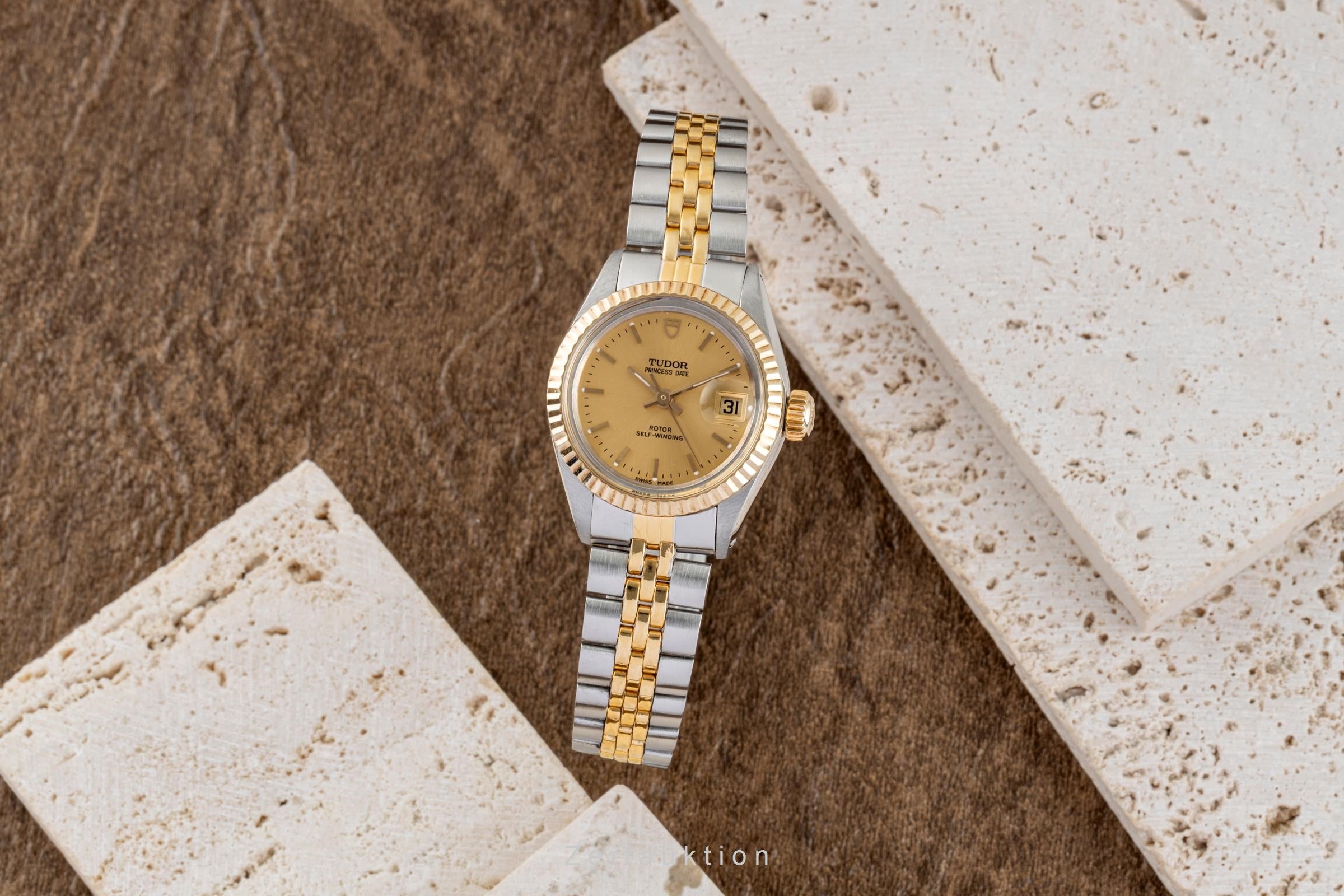 Tudor Princess Date acier / or  automatique montre pour femmes 92413  [2602377]