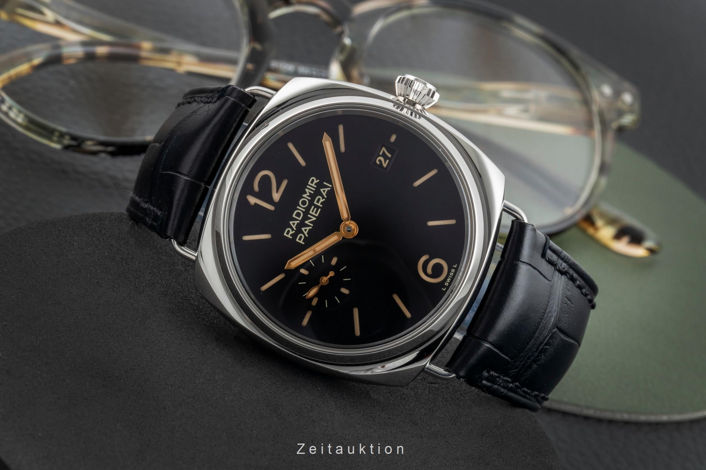 Panerai Radiomir acero automático reloj para caballeros PAM01572 LP: 6300EUR  [2602379]