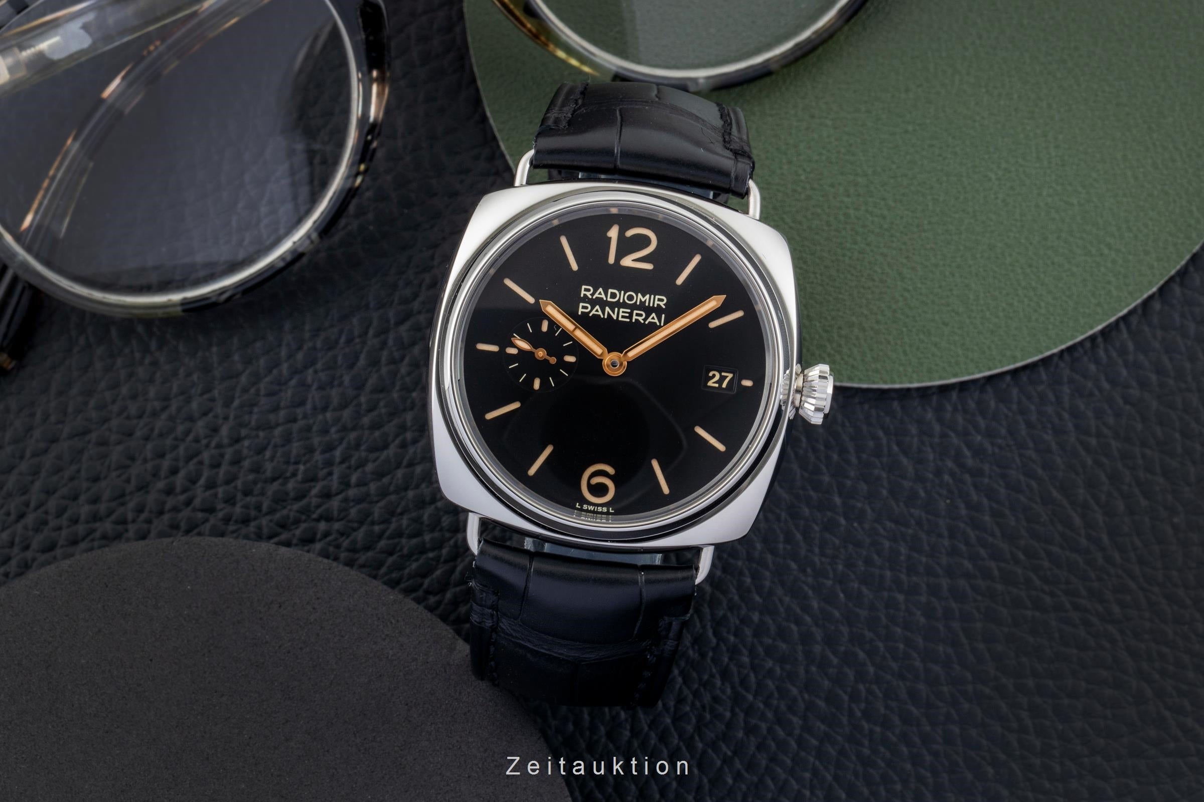 Panerai Radiomir acero automático reloj para caballeros PAM01572 LP: 6300EUR  [2602379]