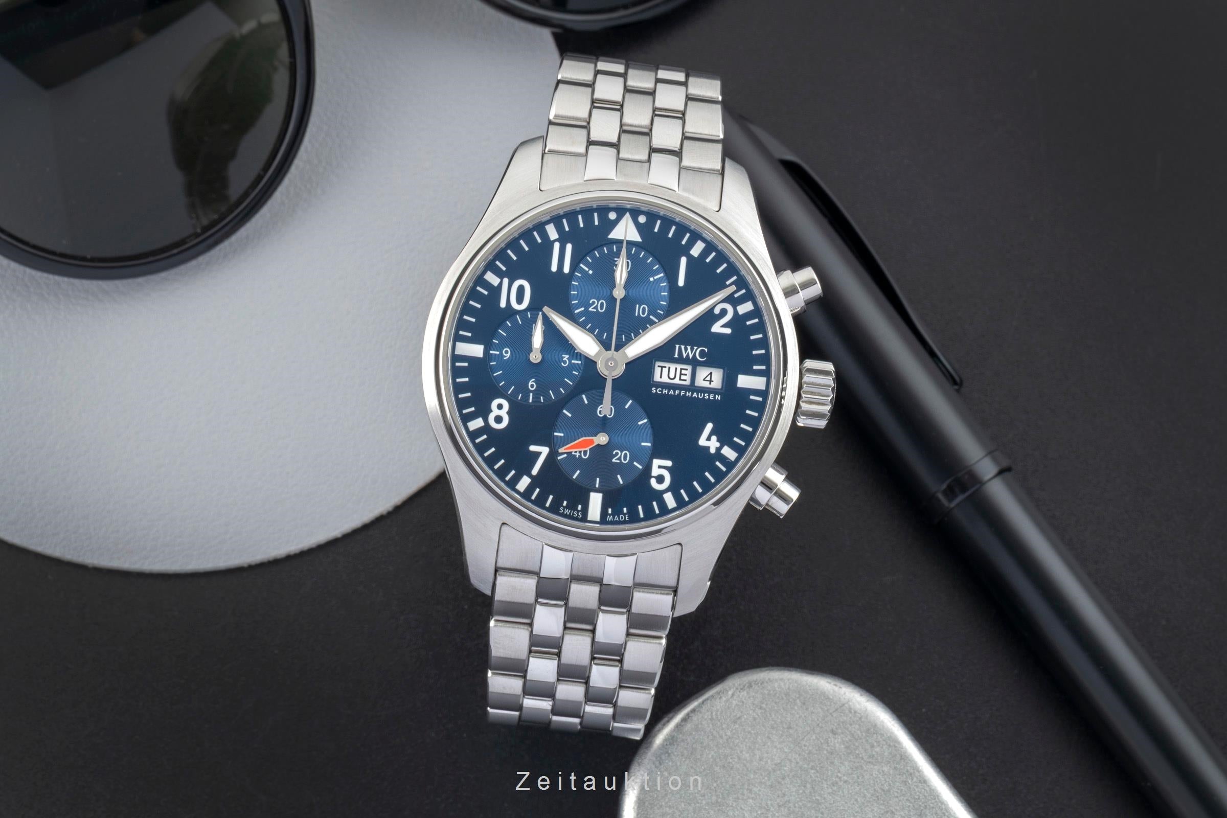IWC Fliegerchronograph Chronograph Stahl Automatik Ref. IW388102 B&P 2025 [2602381]
