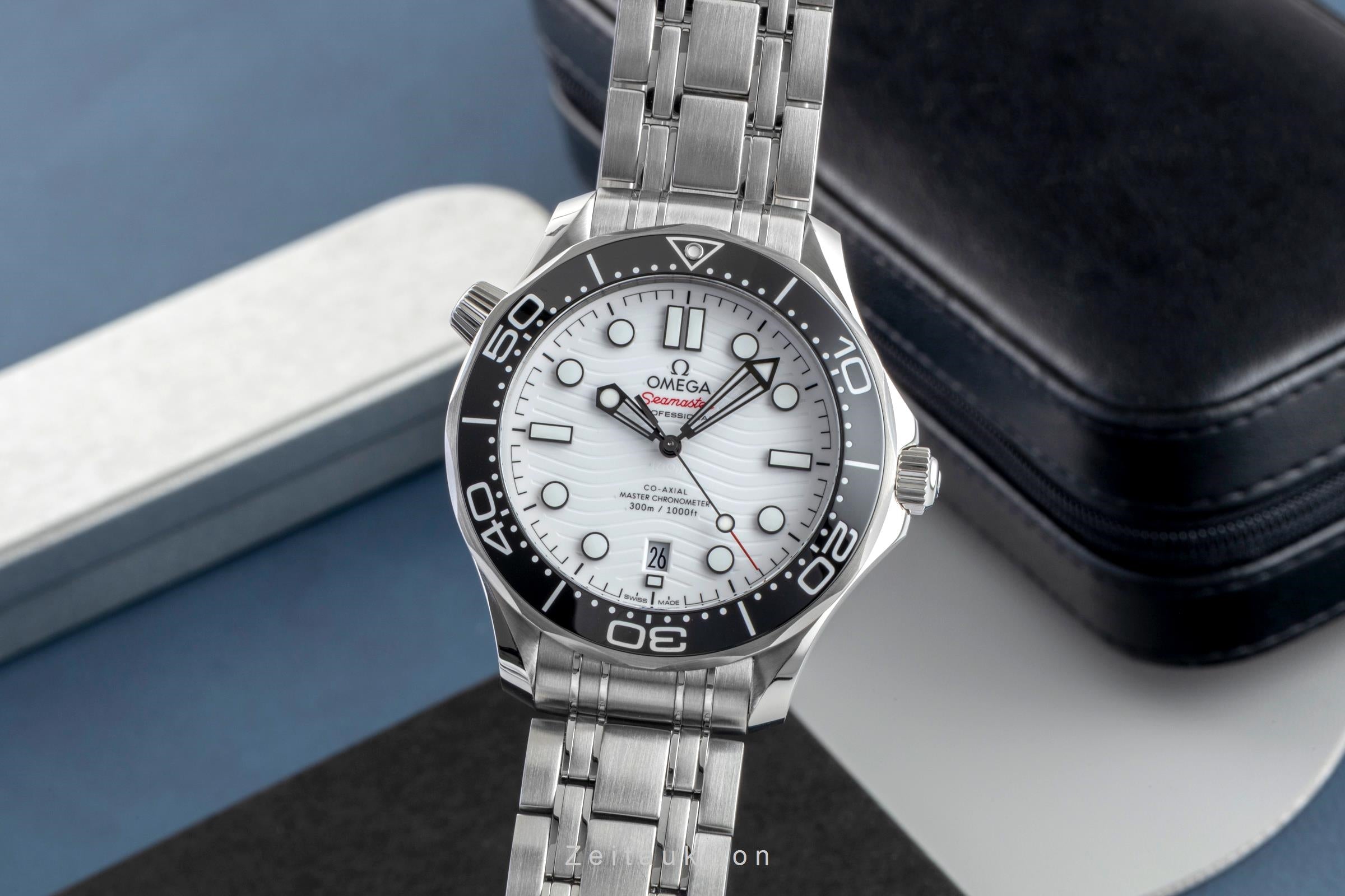 Omega Seamaster acier automatique montre pour hommes 210.30.42.20.04.001 LP: 6500EUR  [2602382]