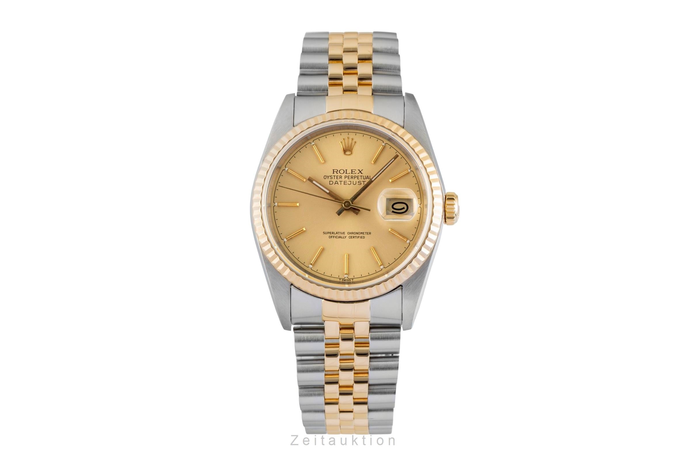 Rolex Datejust acciaio / oro automatismo orologio da uomo 16233  [2602383]