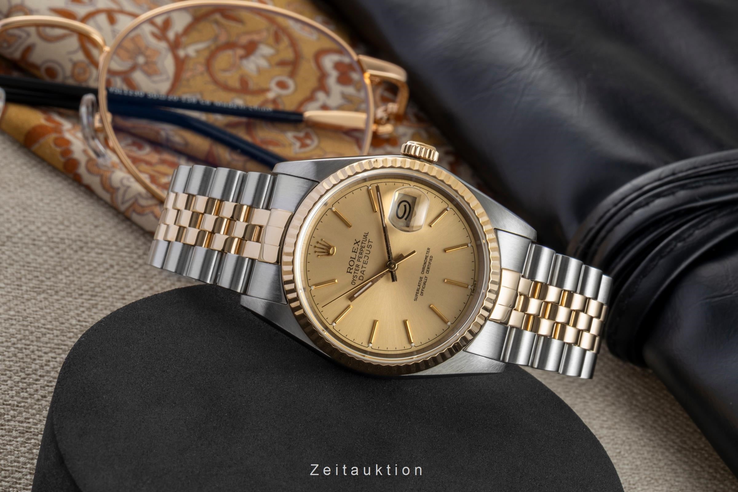 Rolex Datejust acciaio / oro automatismo orologio da uomo 16233  [2602383]