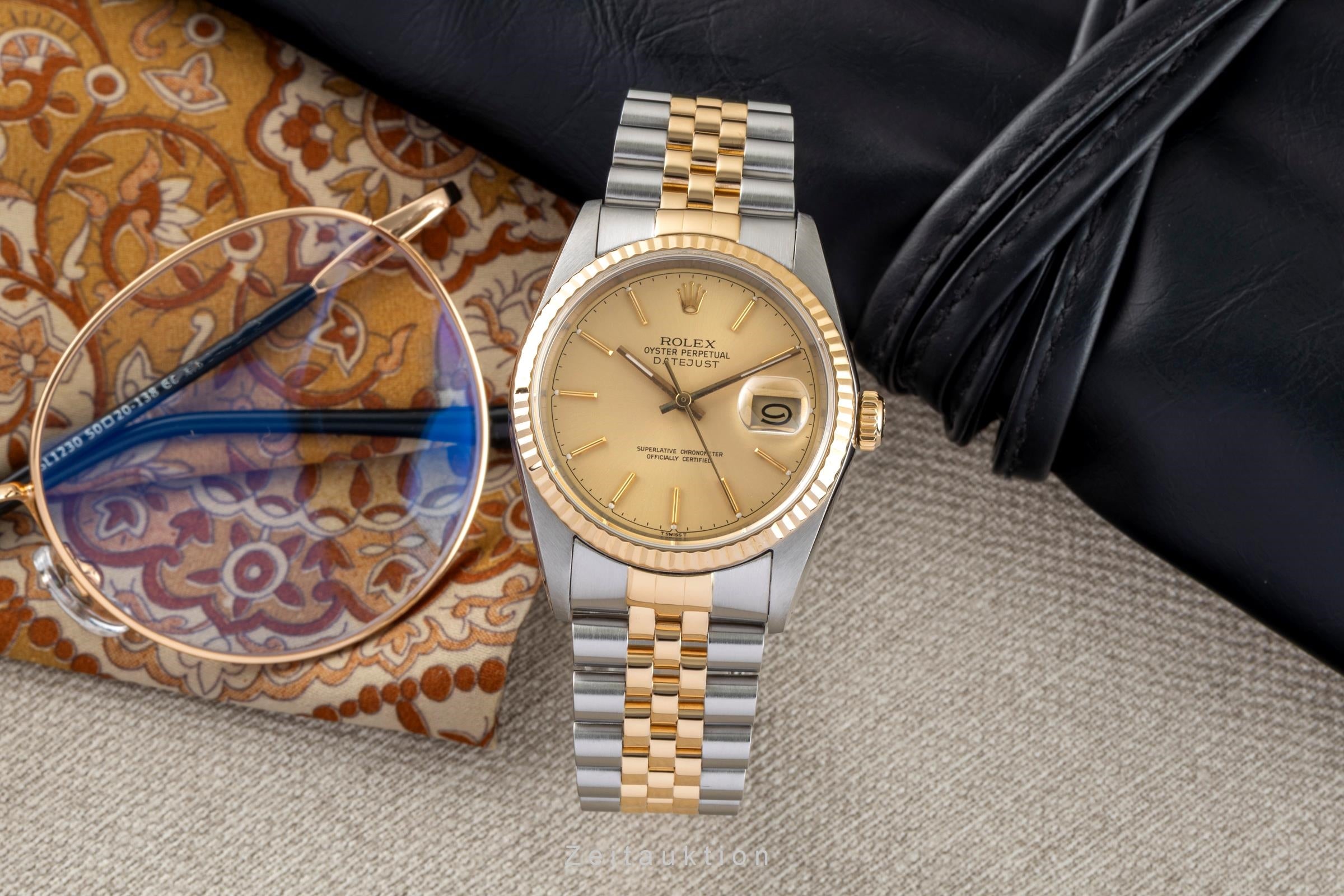 Rolex Datejust acciaio / oro automatismo orologio da uomo 16233  [2602383]