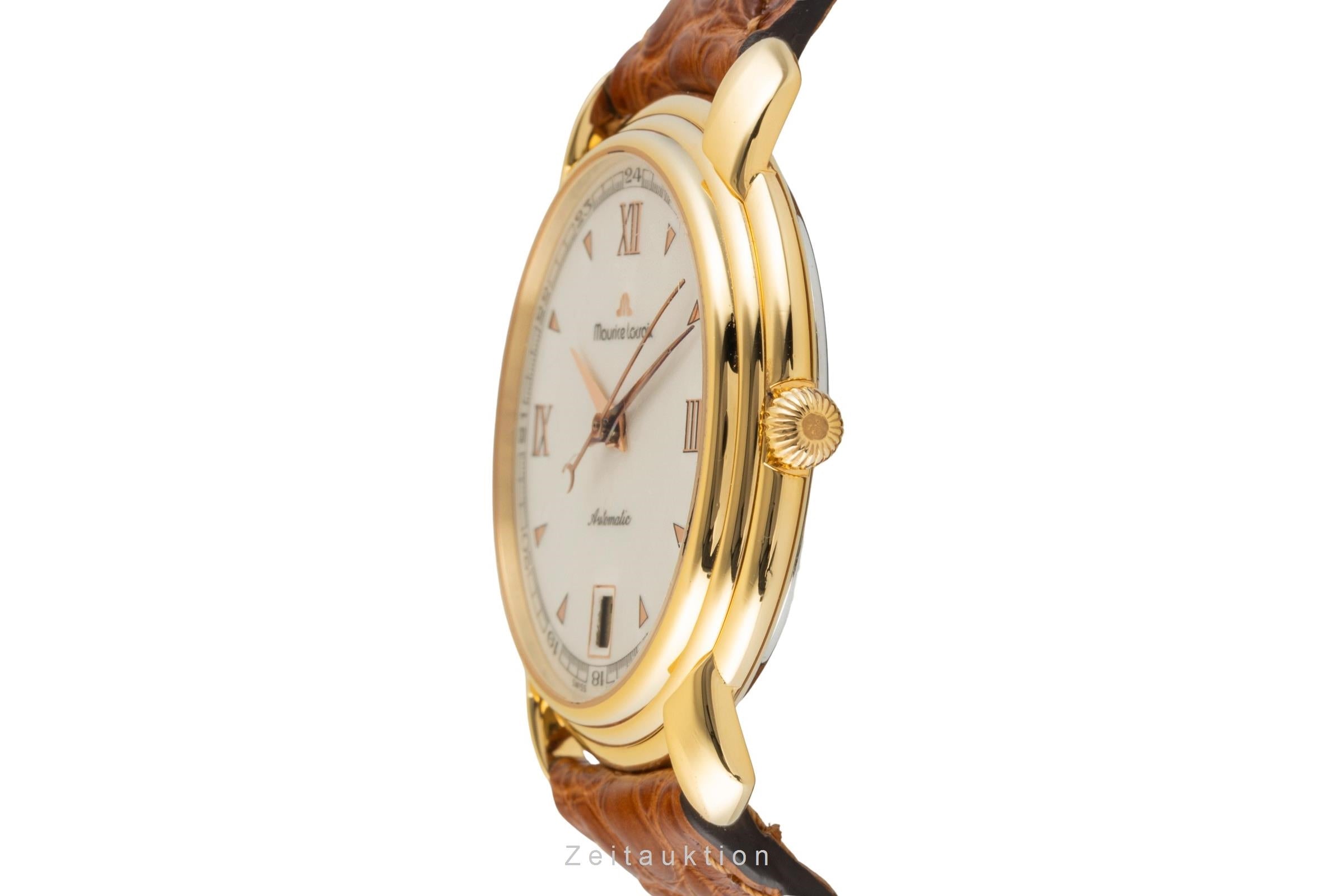 Maurice Lacroix Les Classiques latón bañado en oro automático reloj para caballeros 23293  [2602385]