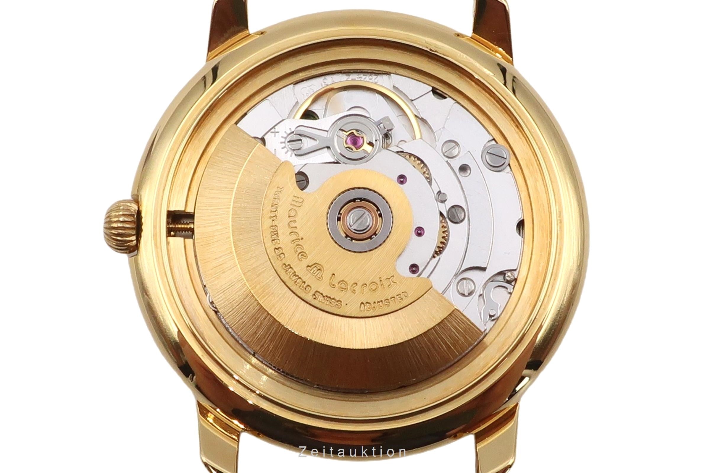 Maurice Lacroix Les Classiques latón bañado en oro automático reloj para caballeros 23293  [2602385]