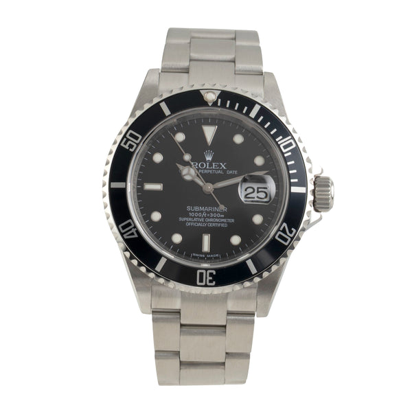 Rolex Submariner acero automático reloj para caballeros 16610 T  [2602386]