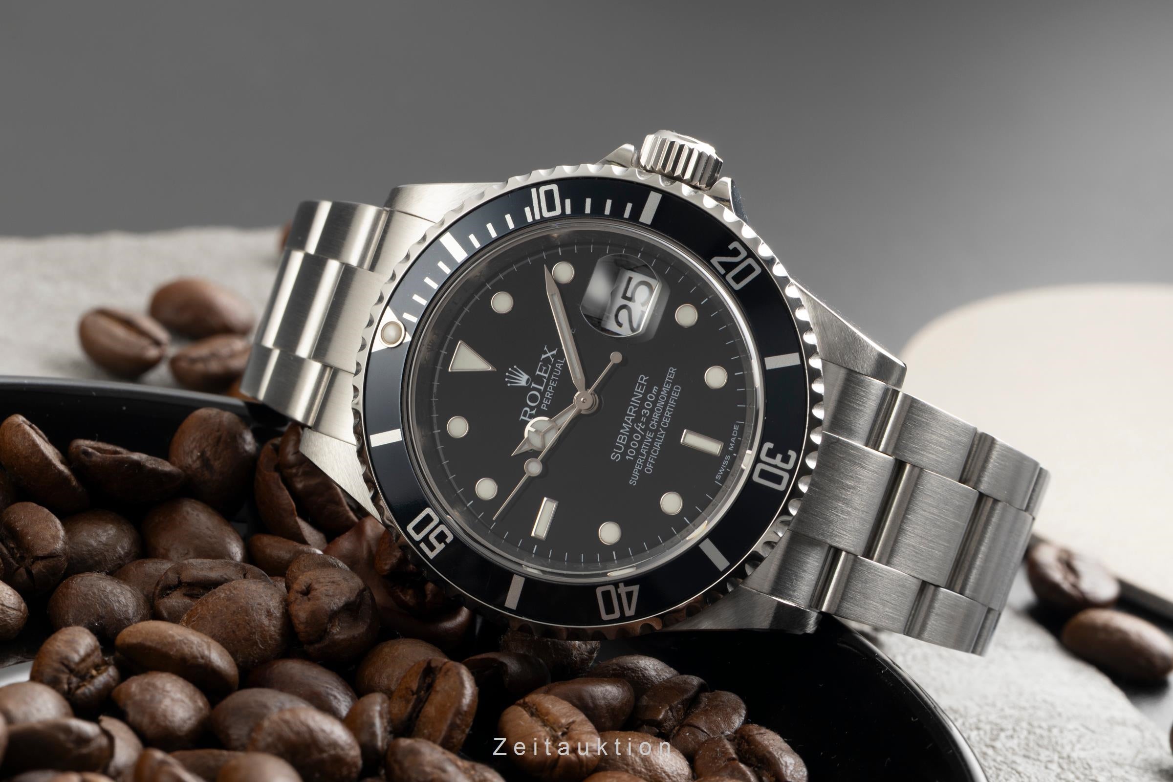 Rolex Submariner acero automático reloj para caballeros 16610 T  [2602386]