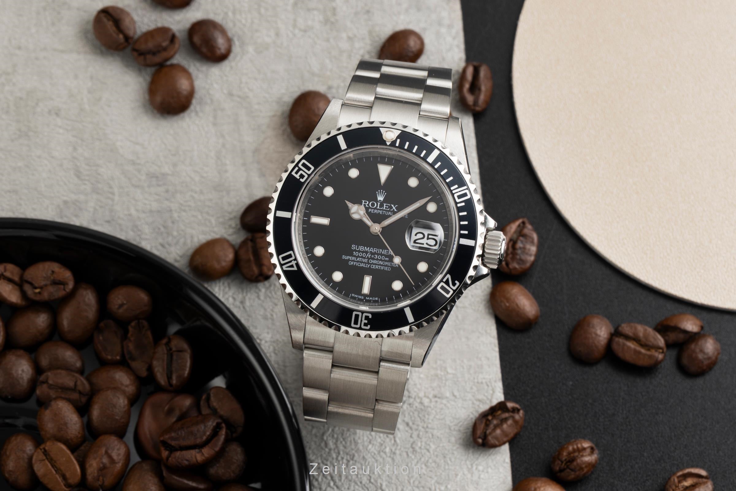 Rolex Submariner acero automático reloj para caballeros 16610 T  [2602386]