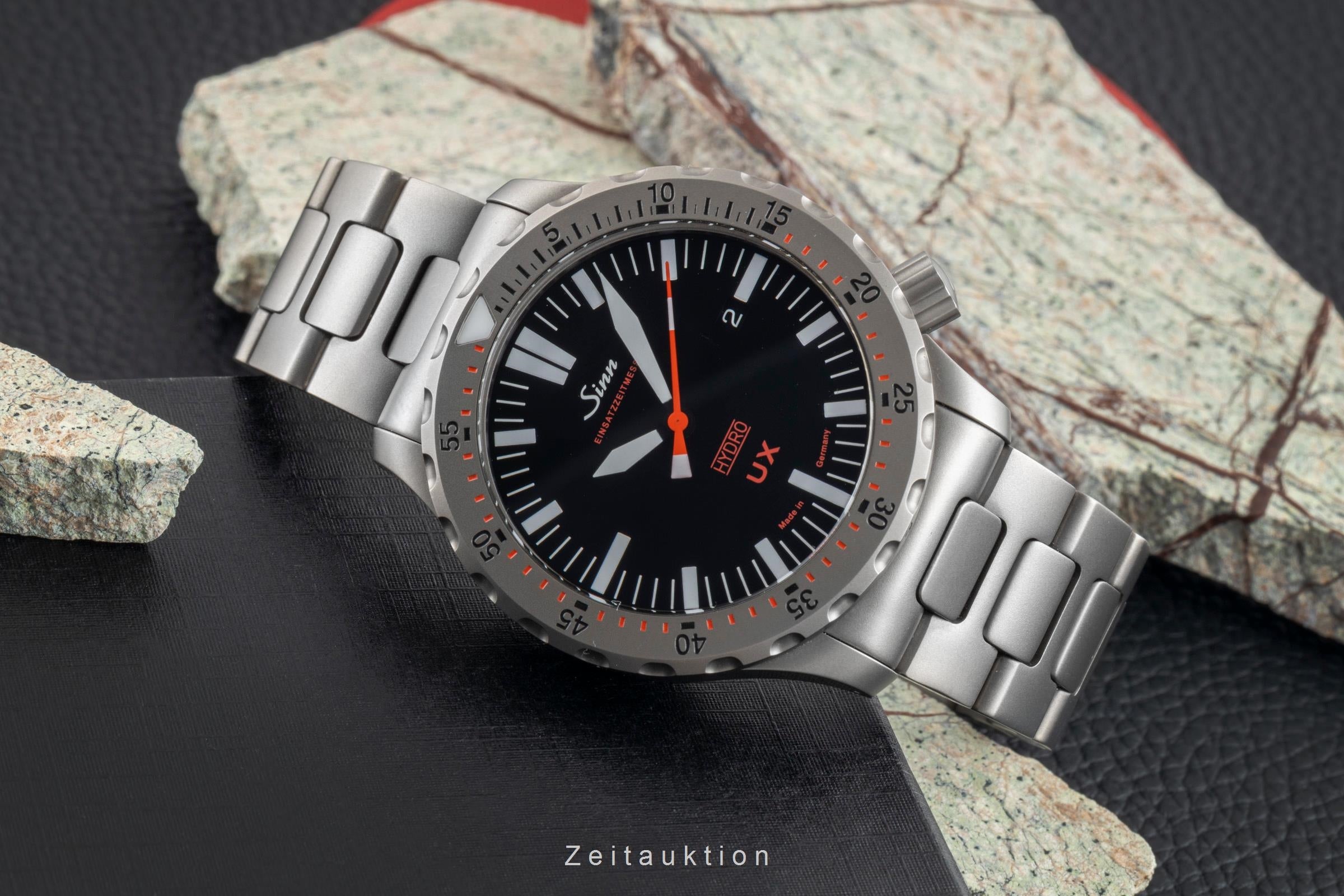 Sinn UX EZM 2B steel quartz men's watch 403.040  [2602387]
