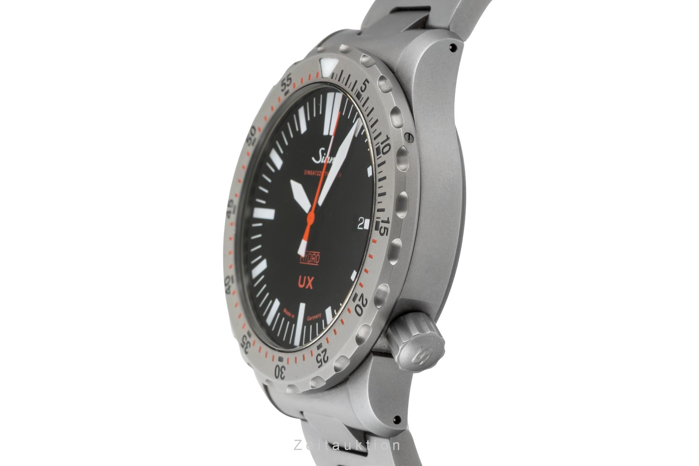 Sinn UX EZM 2B steel quartz men's watch 403.040  [2602387]