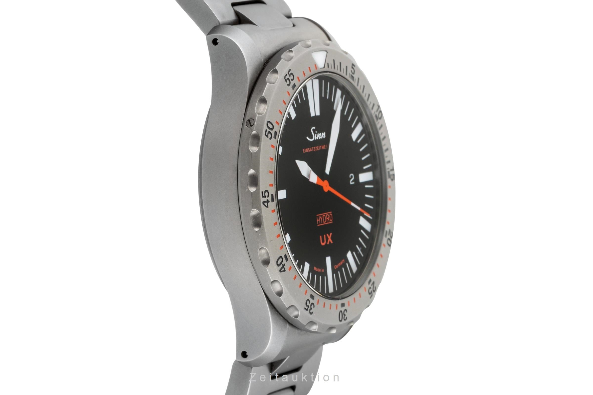 Sinn UX EZM 2B steel quartz men's watch 403.040  [2602387]