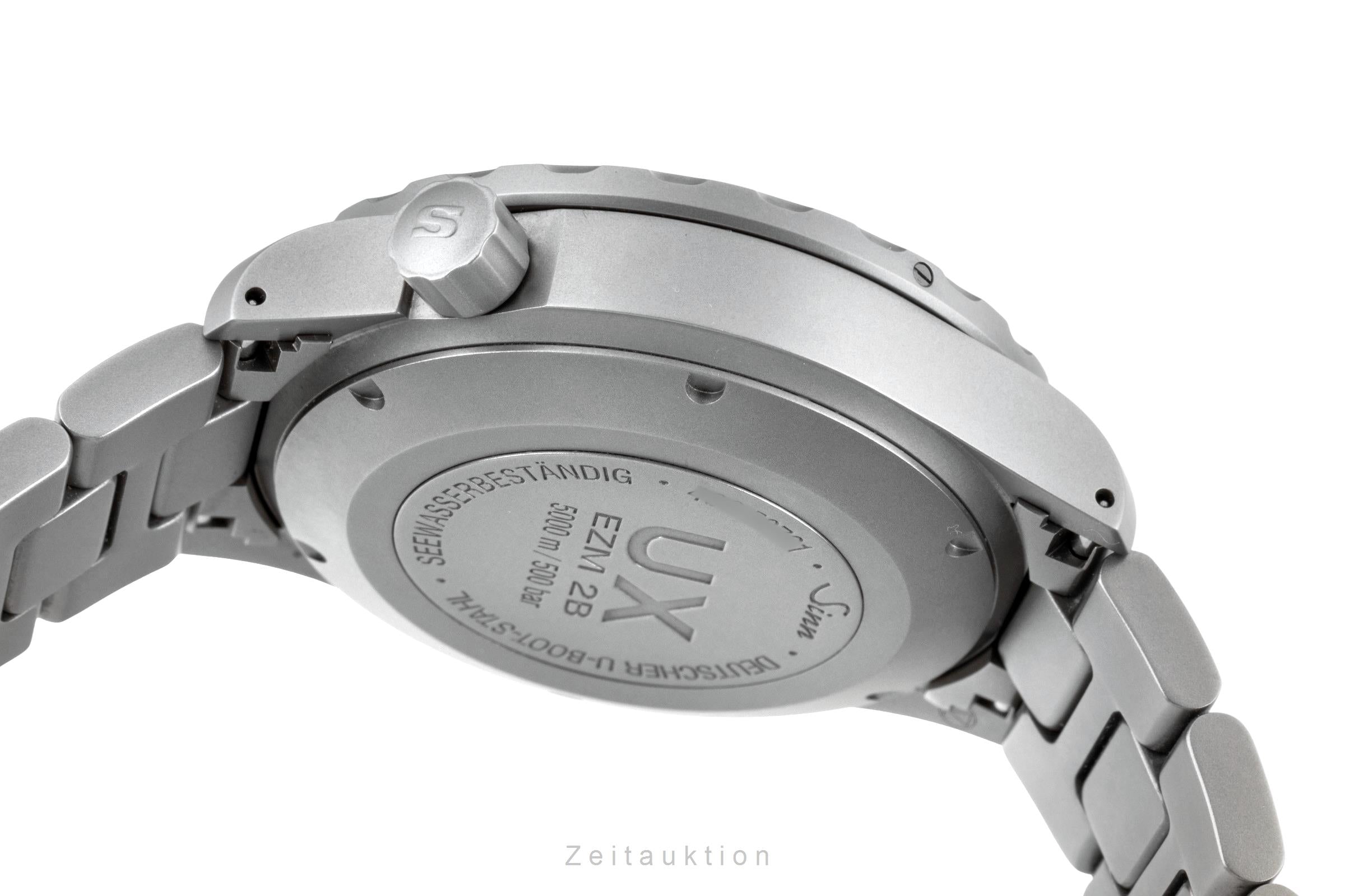 Sinn UX EZM 2B steel quartz men's watch 403.040  [2602387]