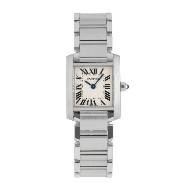 Cartier Tank Francaise Lady Stahl Damenuhr Ref. W51008Q3  [2602388]