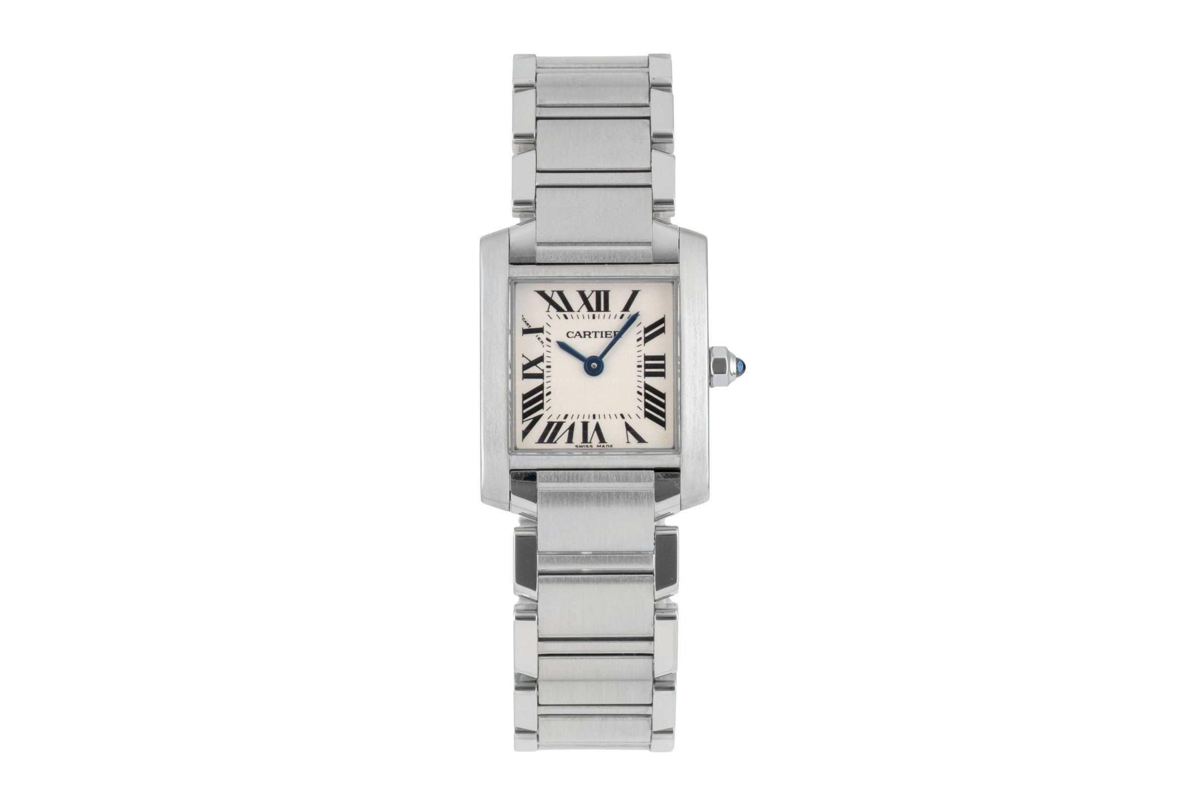 Cartier Tank Francaise Lady Stahl Damenuhr Ref. W51008Q3  [2602388]
